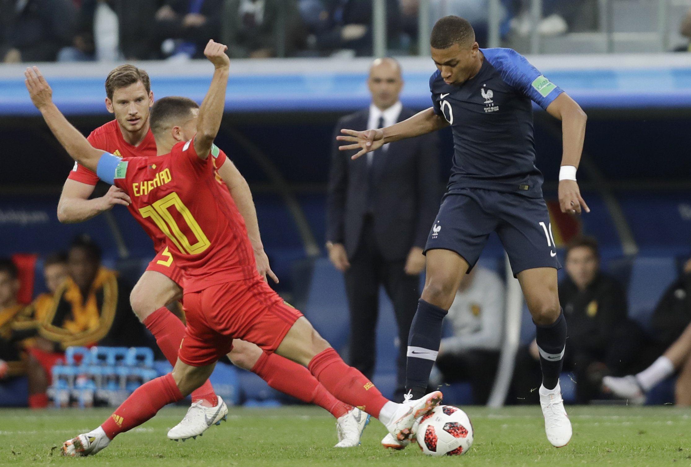 Russia Soccer WCup France Belgium