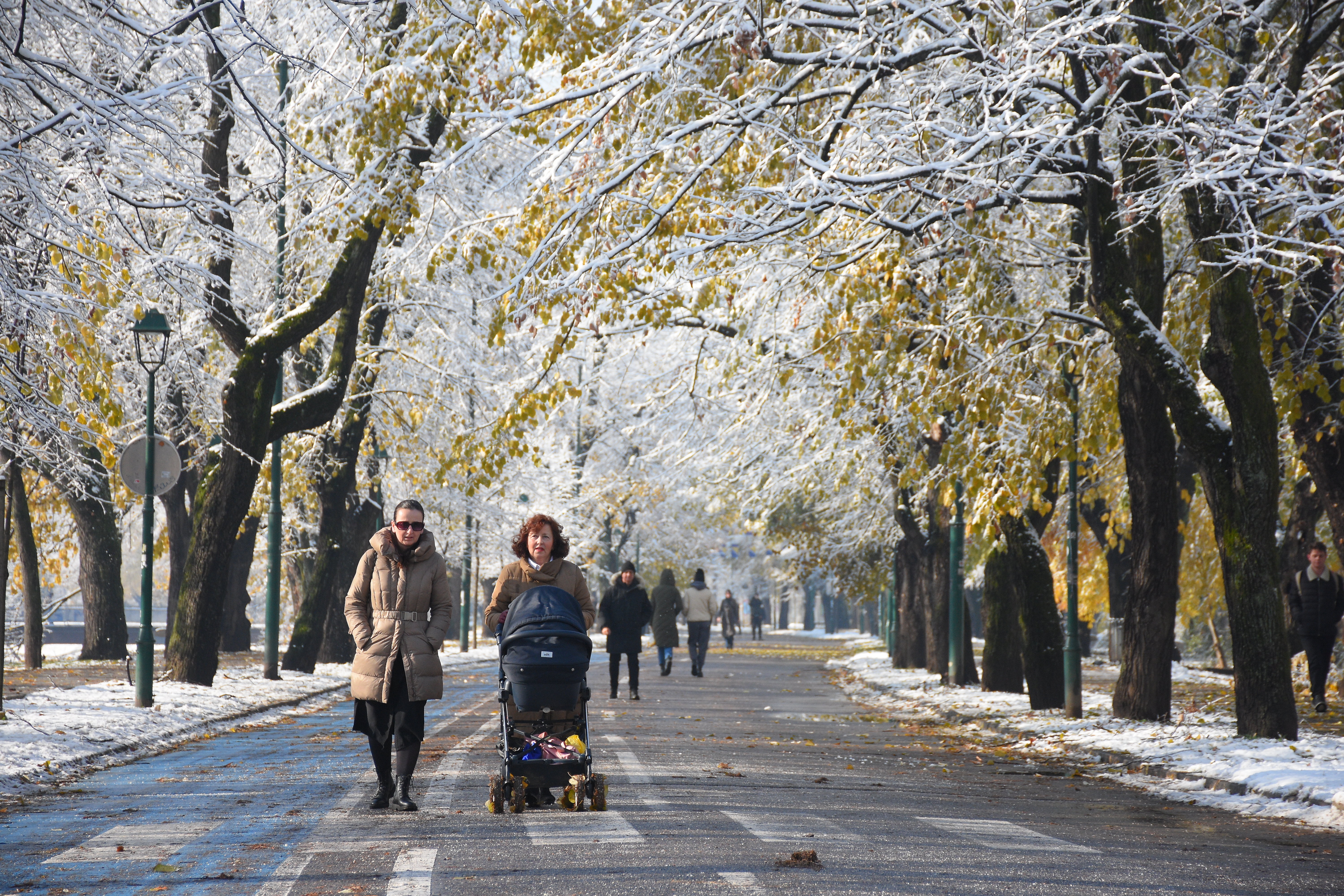 Sarajevo, snijeg, zima, vremenska prognoza, vilsonovo šetalište