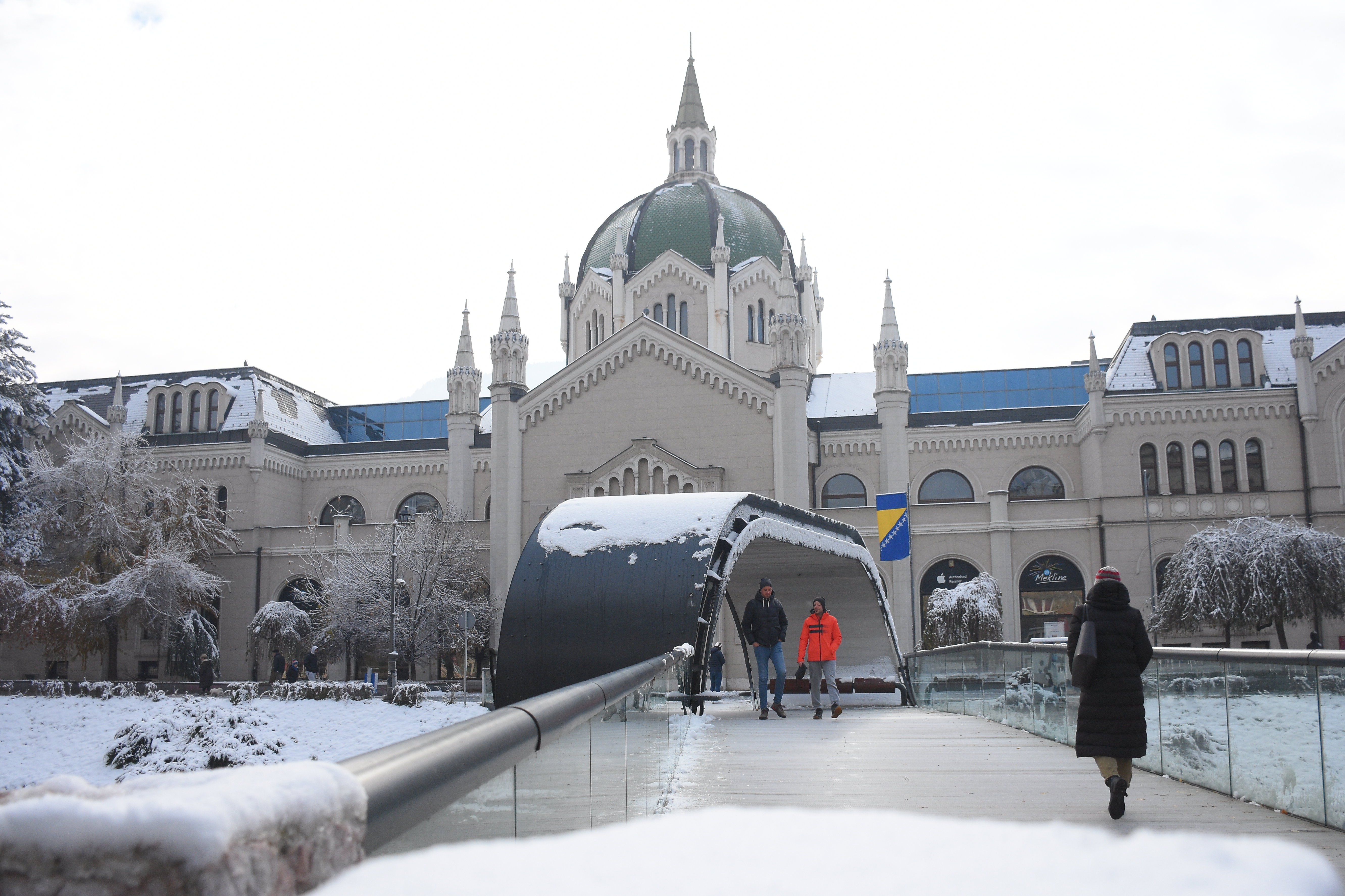 Sarajevo, Akademija likovnih umjetnosti Sarajevo, zima, snijeg, vremenska prognoza