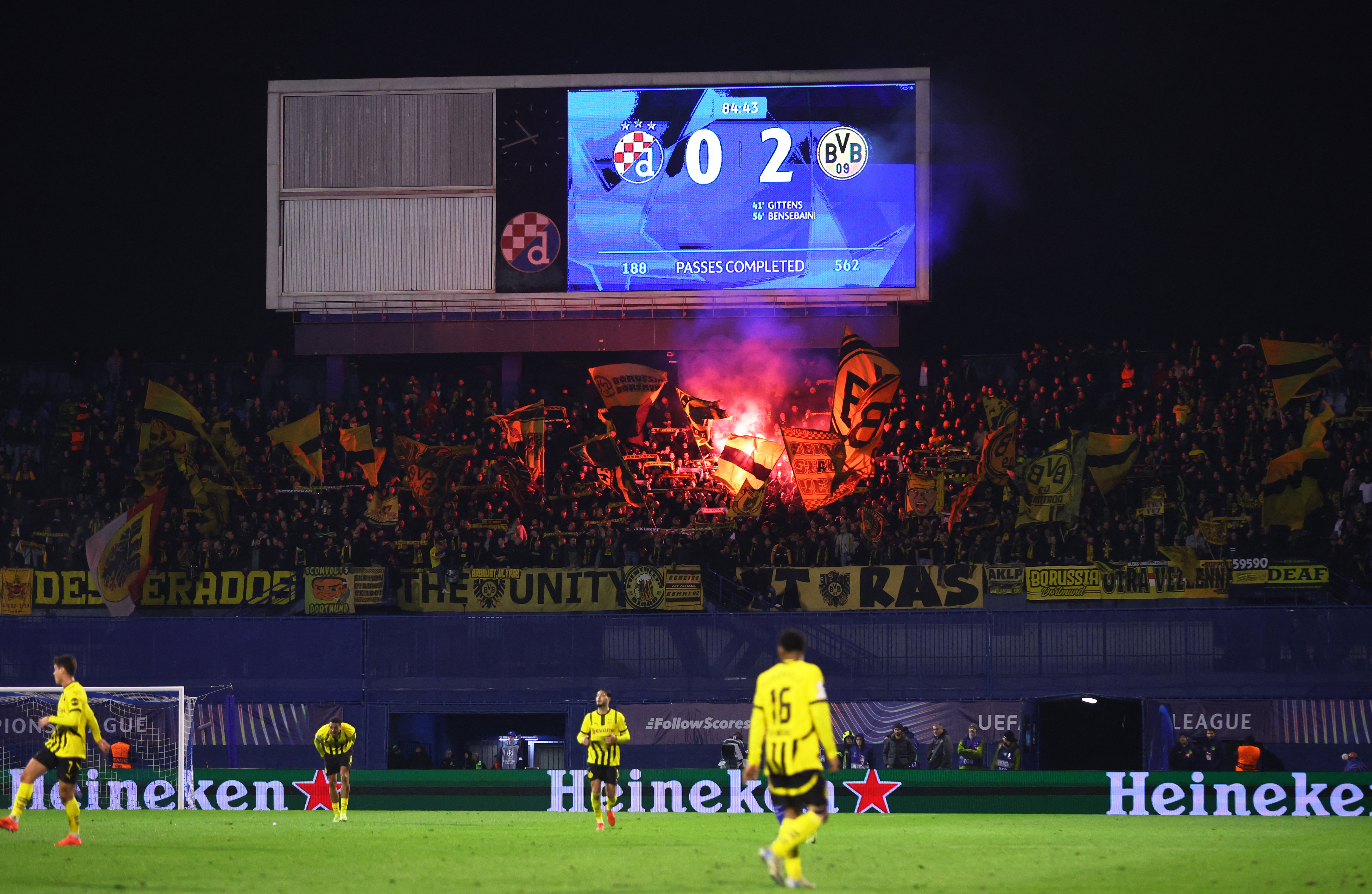 Champions League - GNK Dinamo Zagreb v Borussia Dortmund