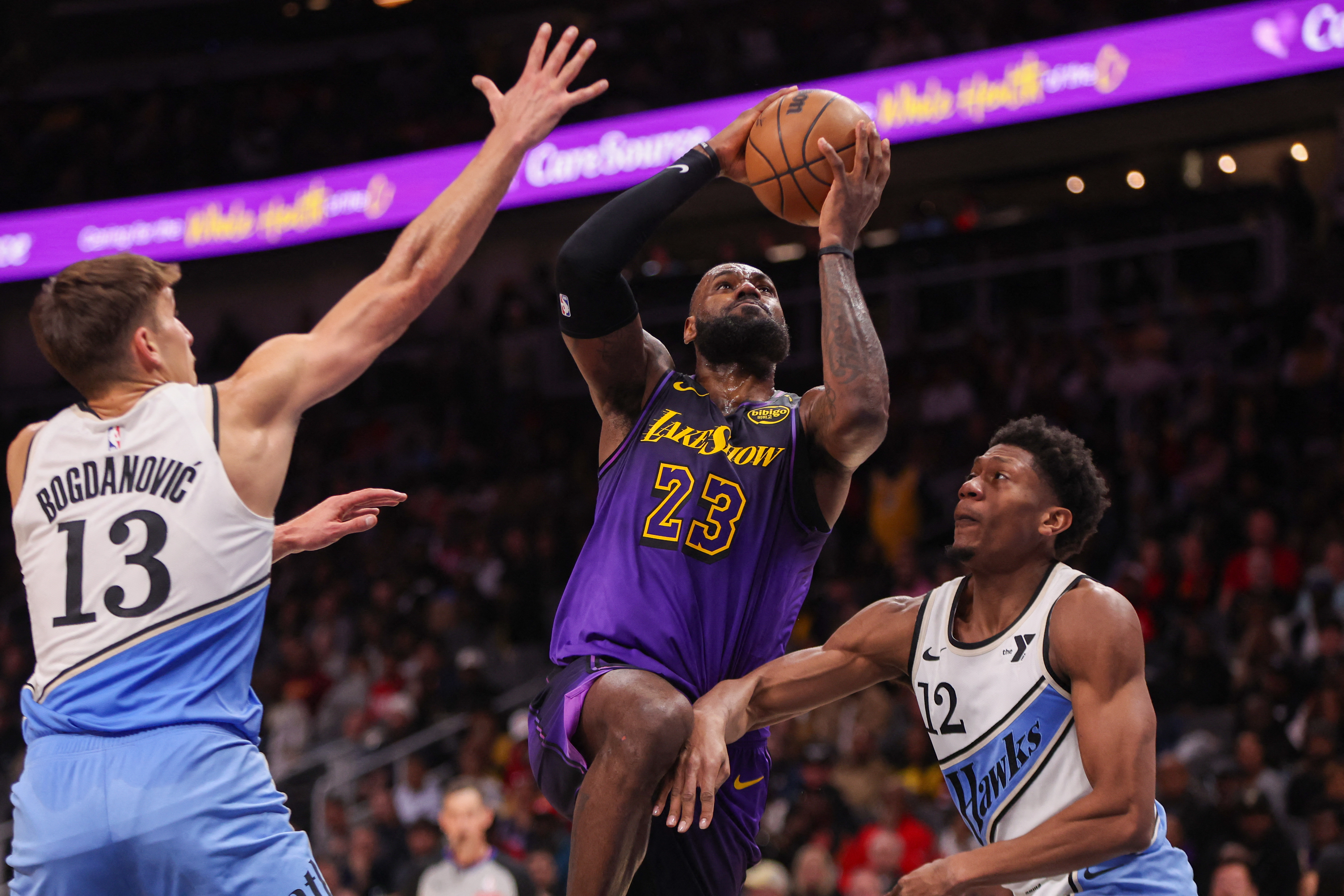 NBA: Los Angeles Lakers at Atlanta Hawks
