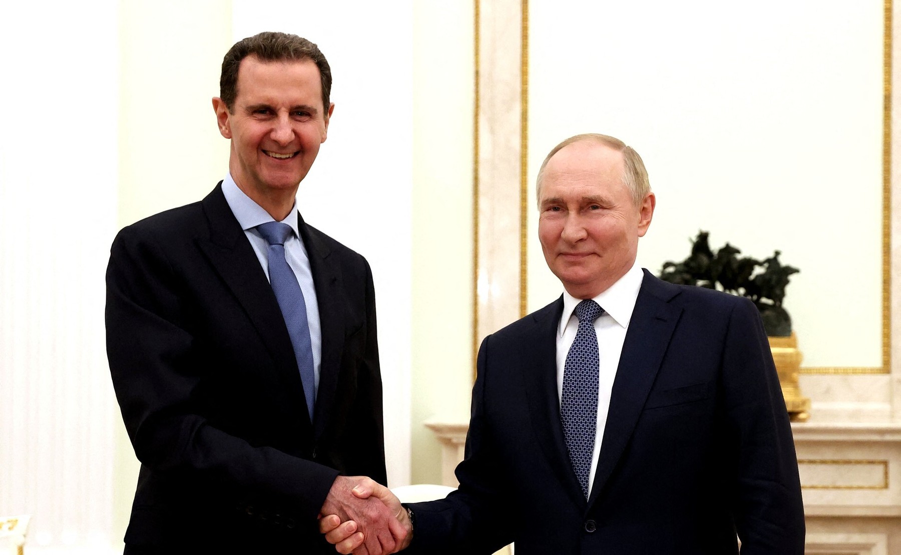 Russian President Putin meets with Syrian counterpart in Moscow