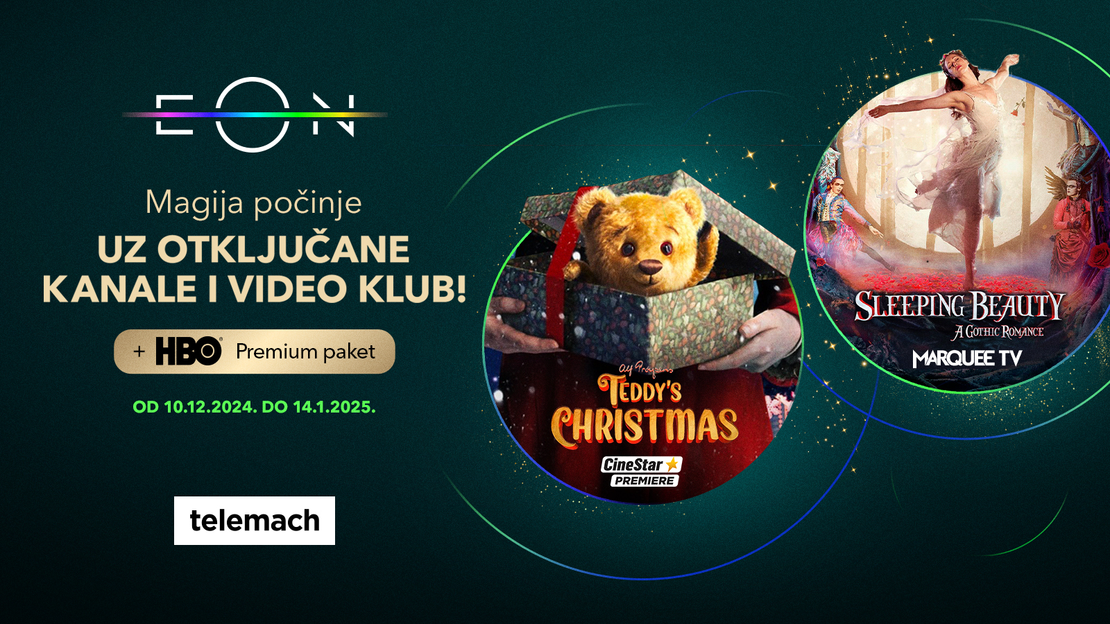 Magija počinje uz otključane TV kanale i EON Video klub 1600x900