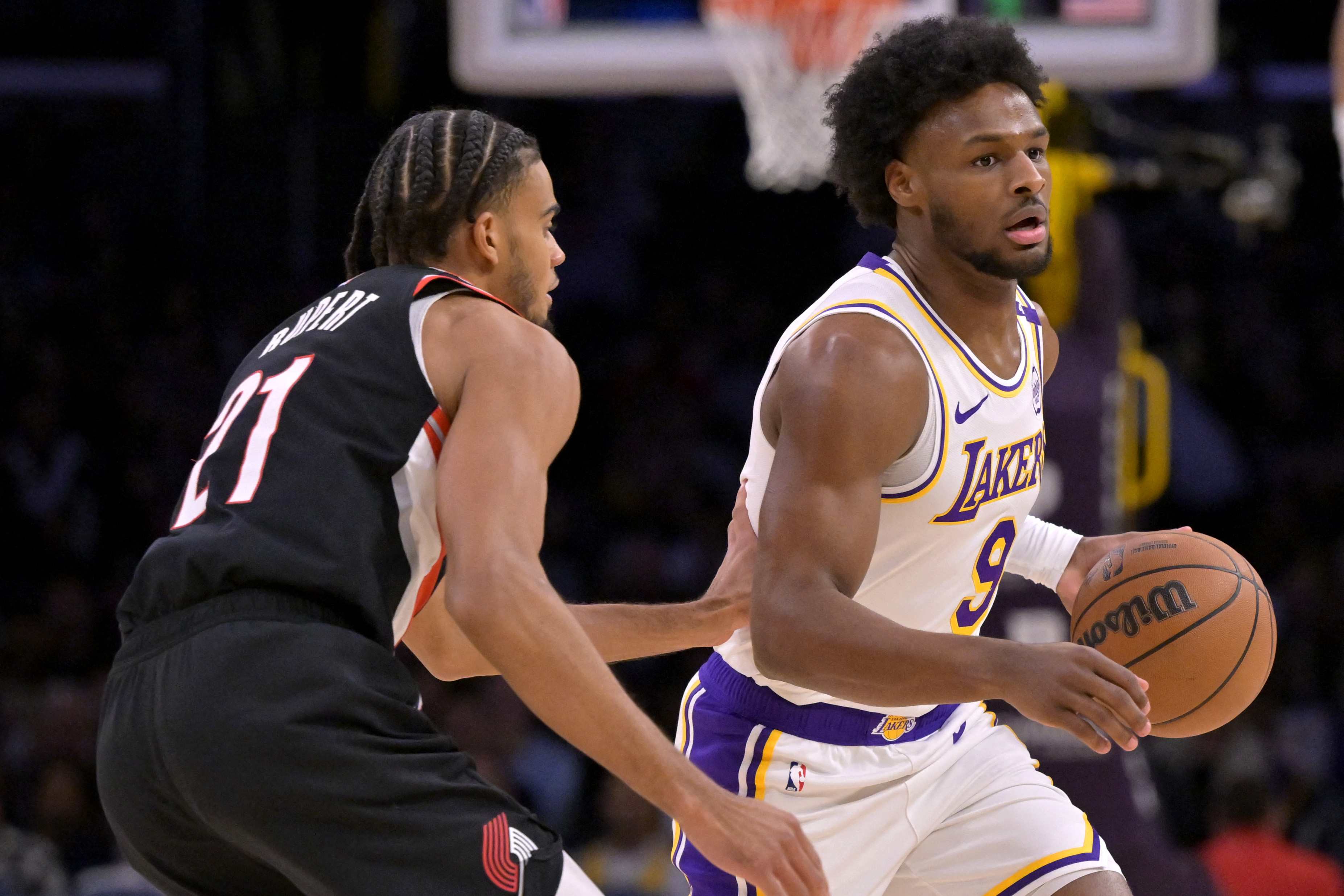 NBA: Portland Trail Blazers at Los Angeles Lakers