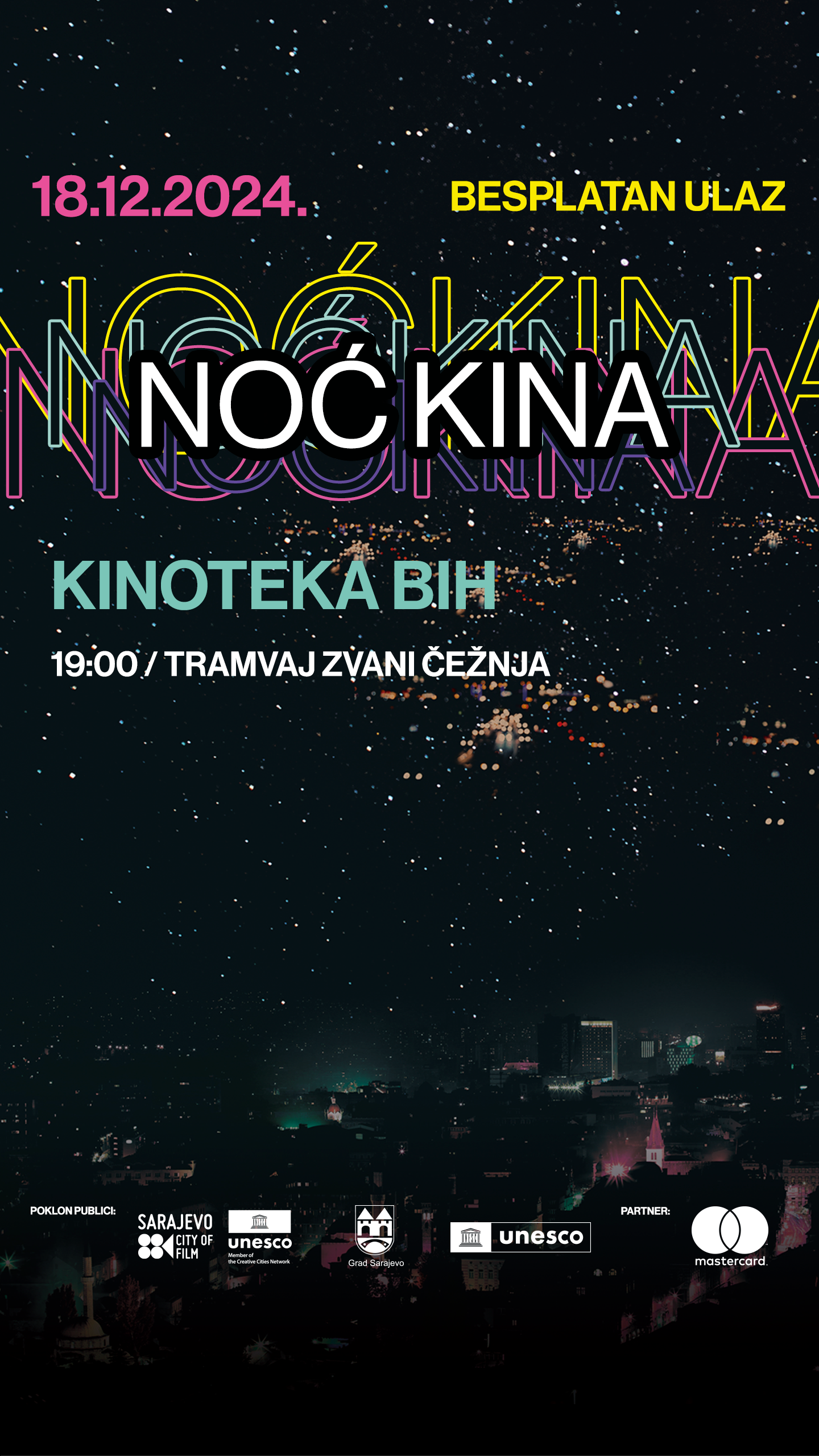 Program za Noć kina u Sarajevu