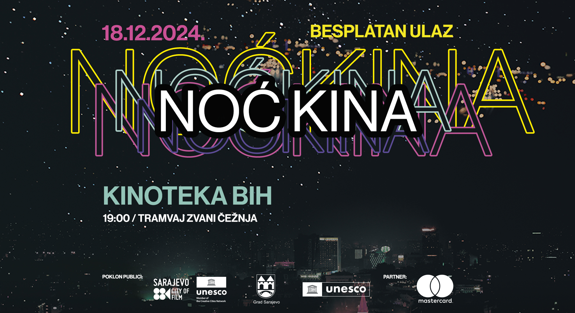 Program za Noć kina u Sarajevu