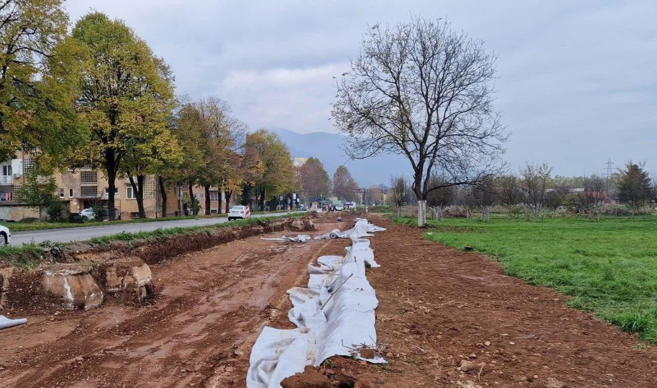 Izgradnja tramvajske pruge prema Hrasnici