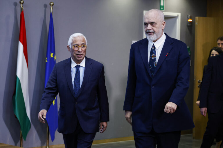 BELGIUM-ALBANIA-UE-BALKANS-DIPLOMACY