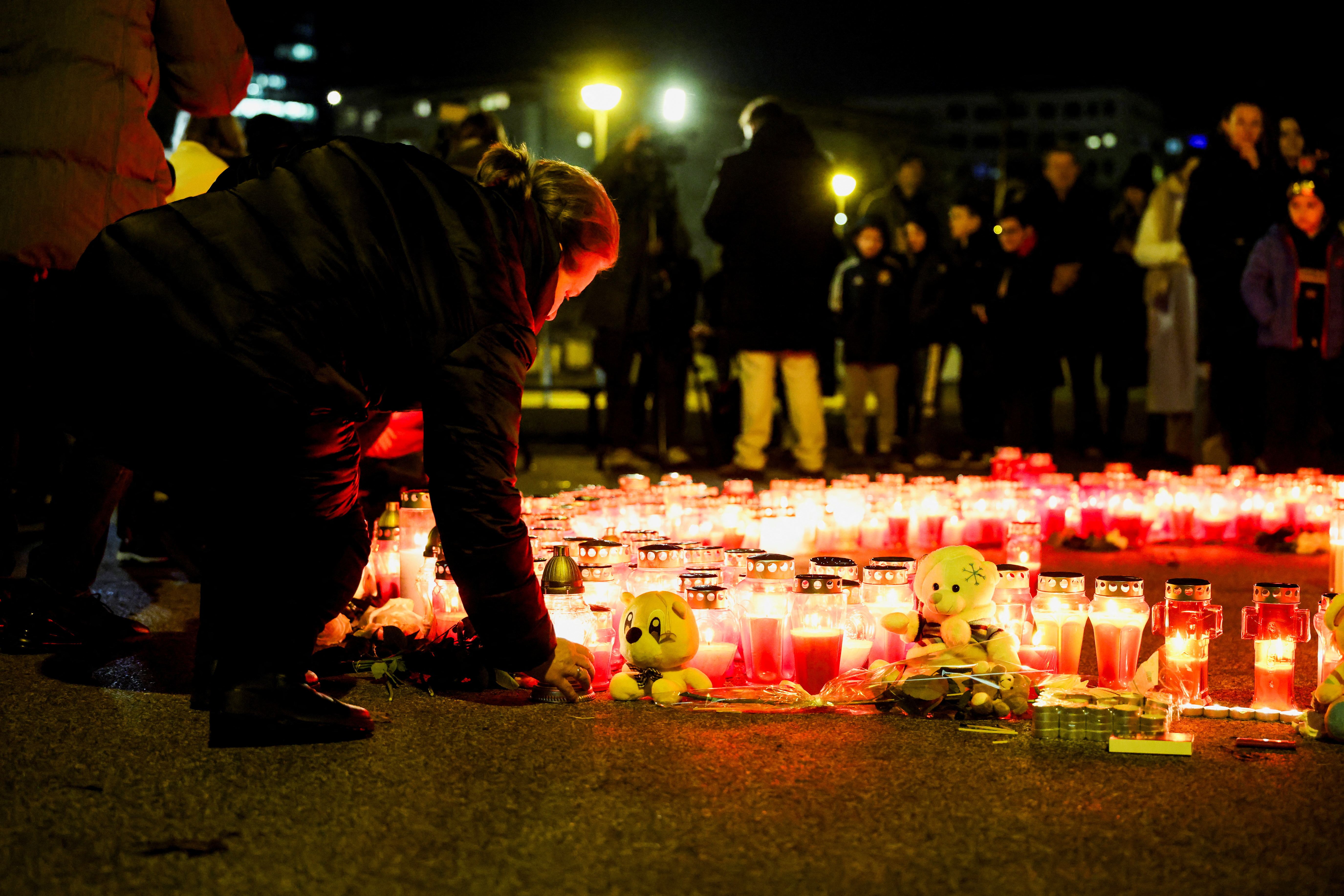 Aftermath of a knife attack in a primary school, in Zagreb