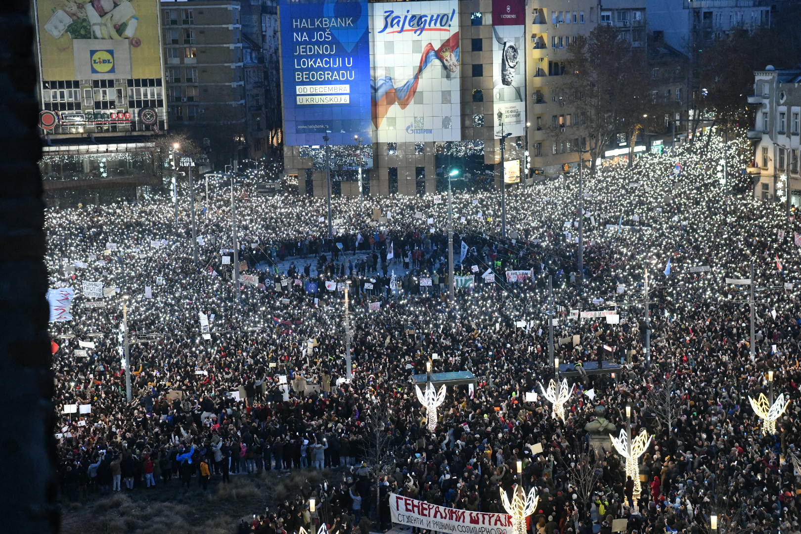 Slavija protest