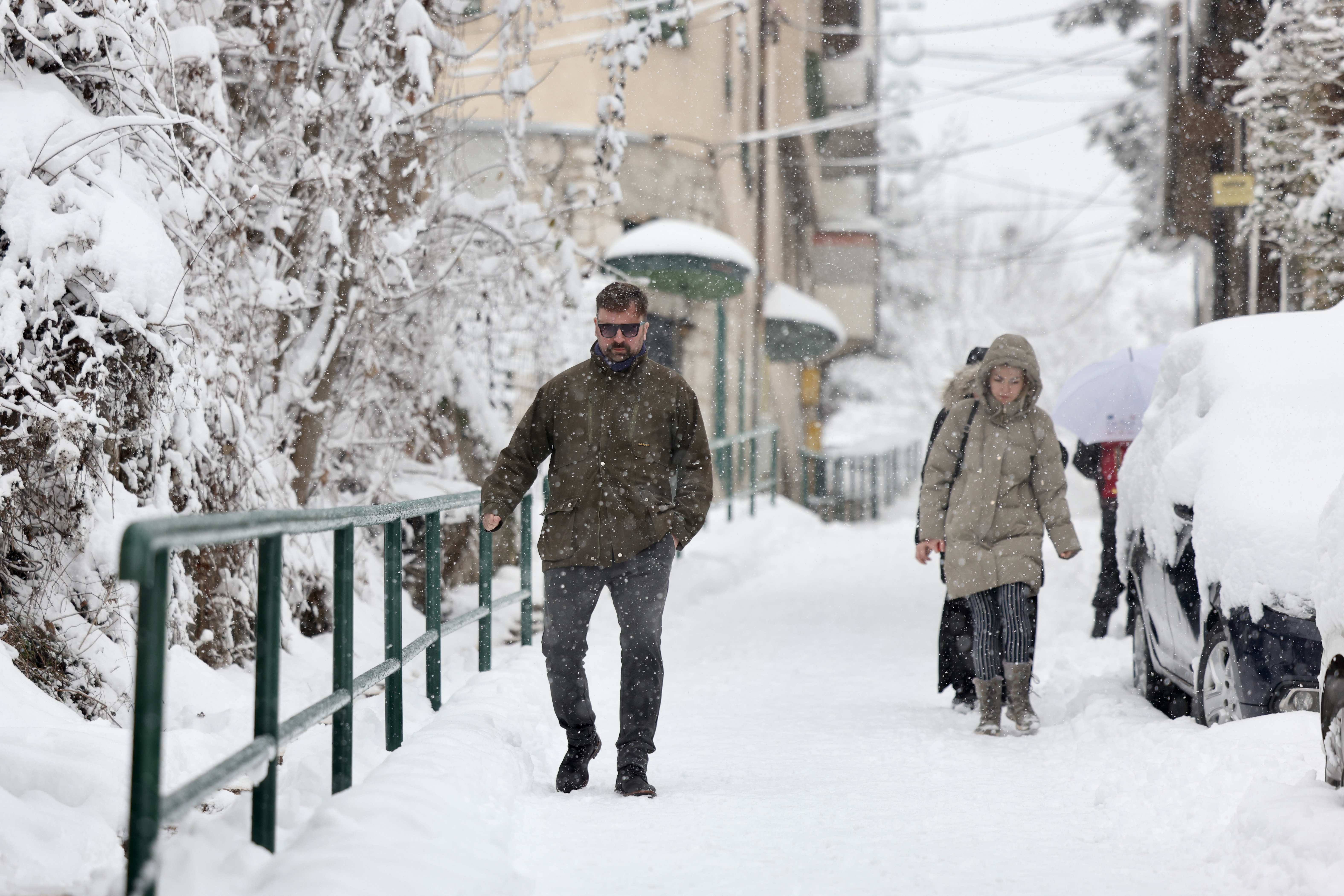 snijeg, Sarajevo, zima, građani