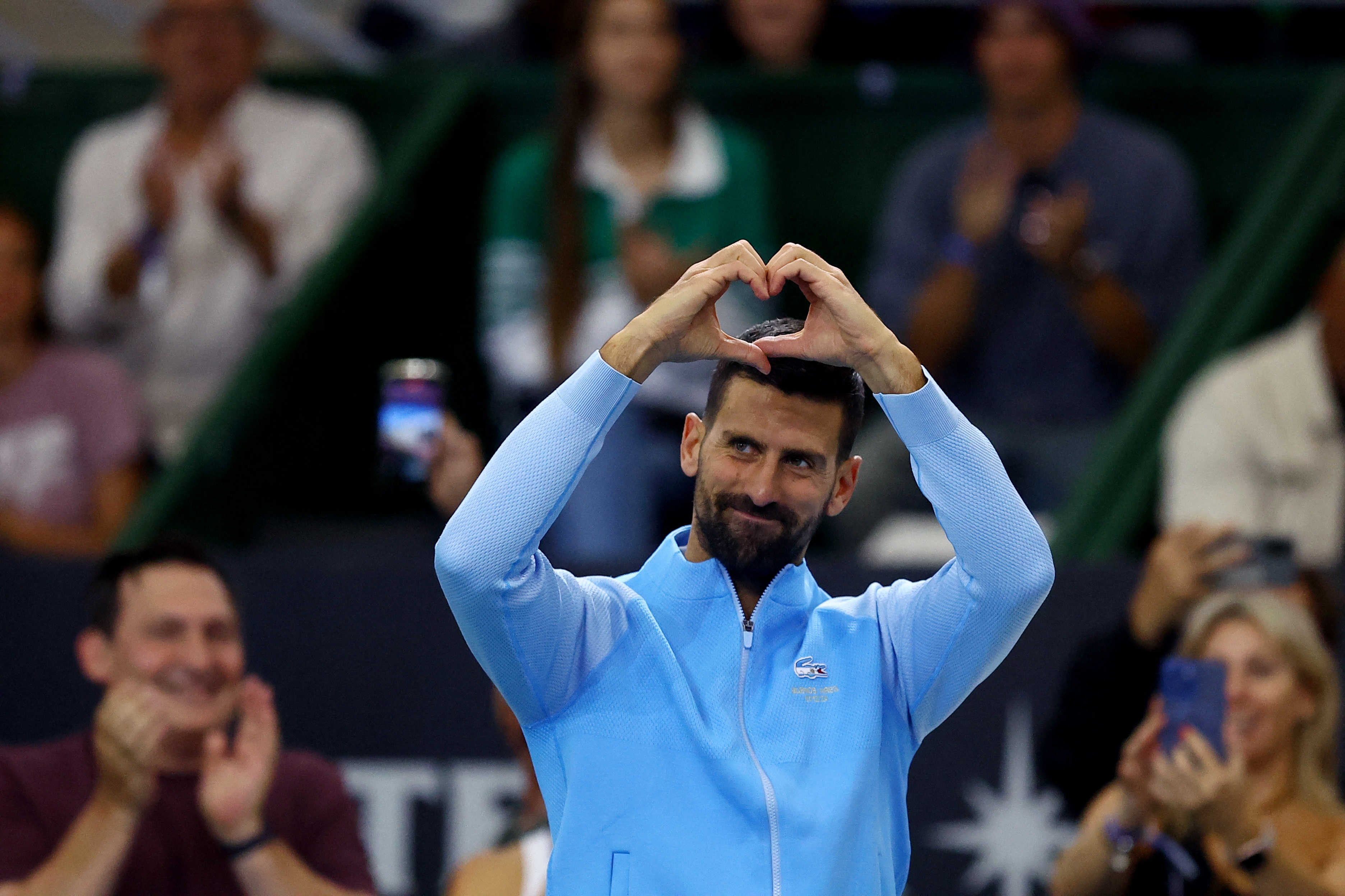 Exhibition - Juan Martin del Potro v Novak Djokovic