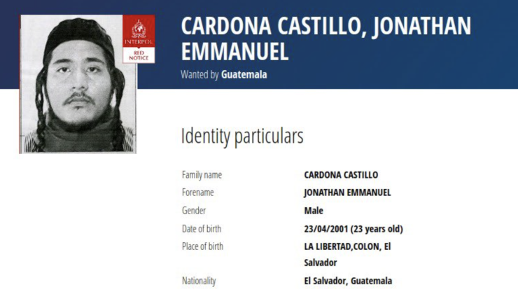 interpol lev tahor Jonathan Emmanuel Cardona Castillo,