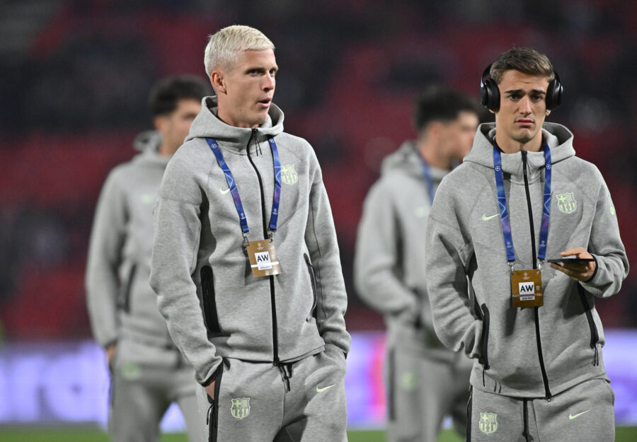 CRVENA ZVEZDA vs BARCELONA DANI OLMO, football player of Barcelona at the Champions League match against Crvena zvezda,