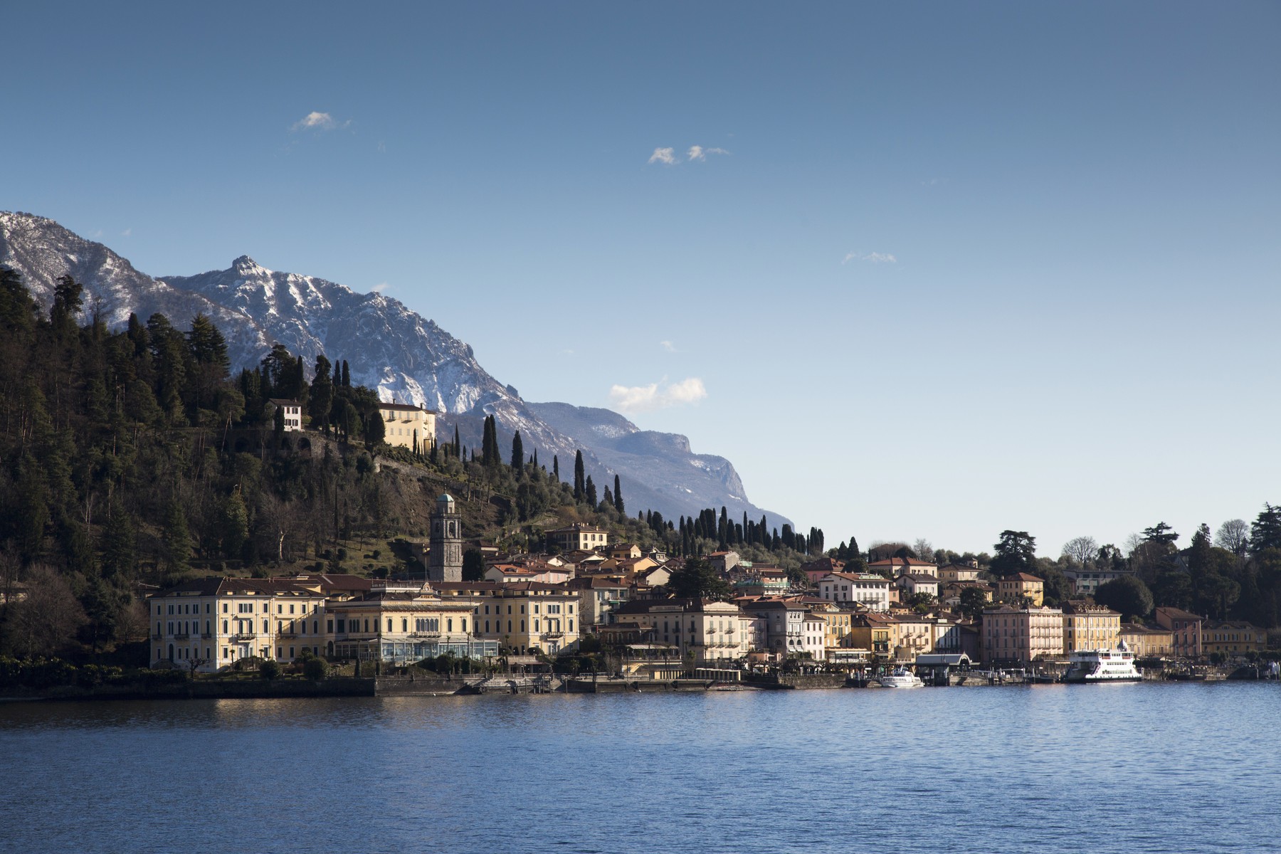 Traditional lakeside town, Lake Como, Italy