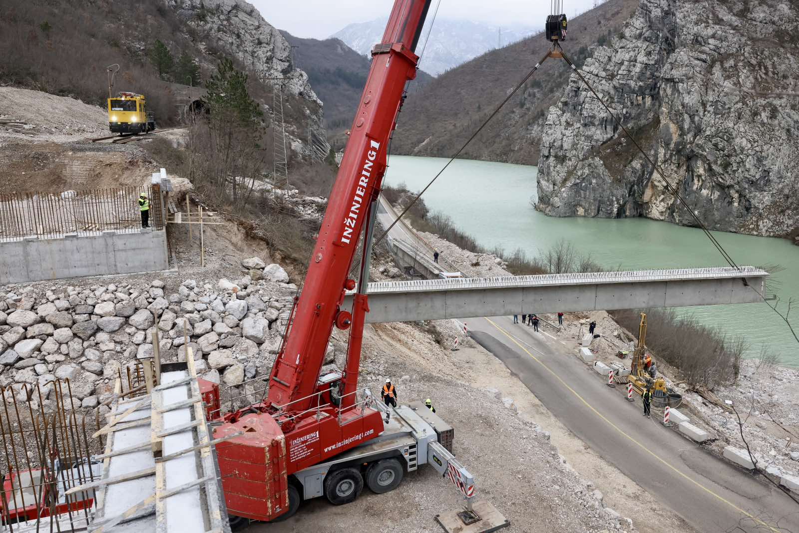 sanacija pruge u jablanici, pruga u jablanici, radovi