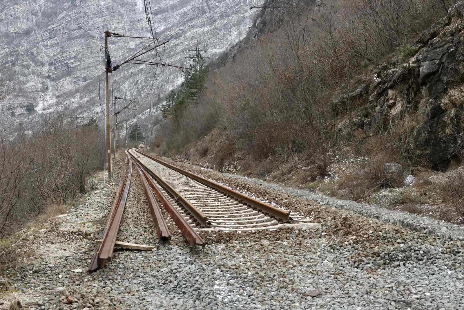 sanacija pruge u jablanici, pruga u jablanici, radovi