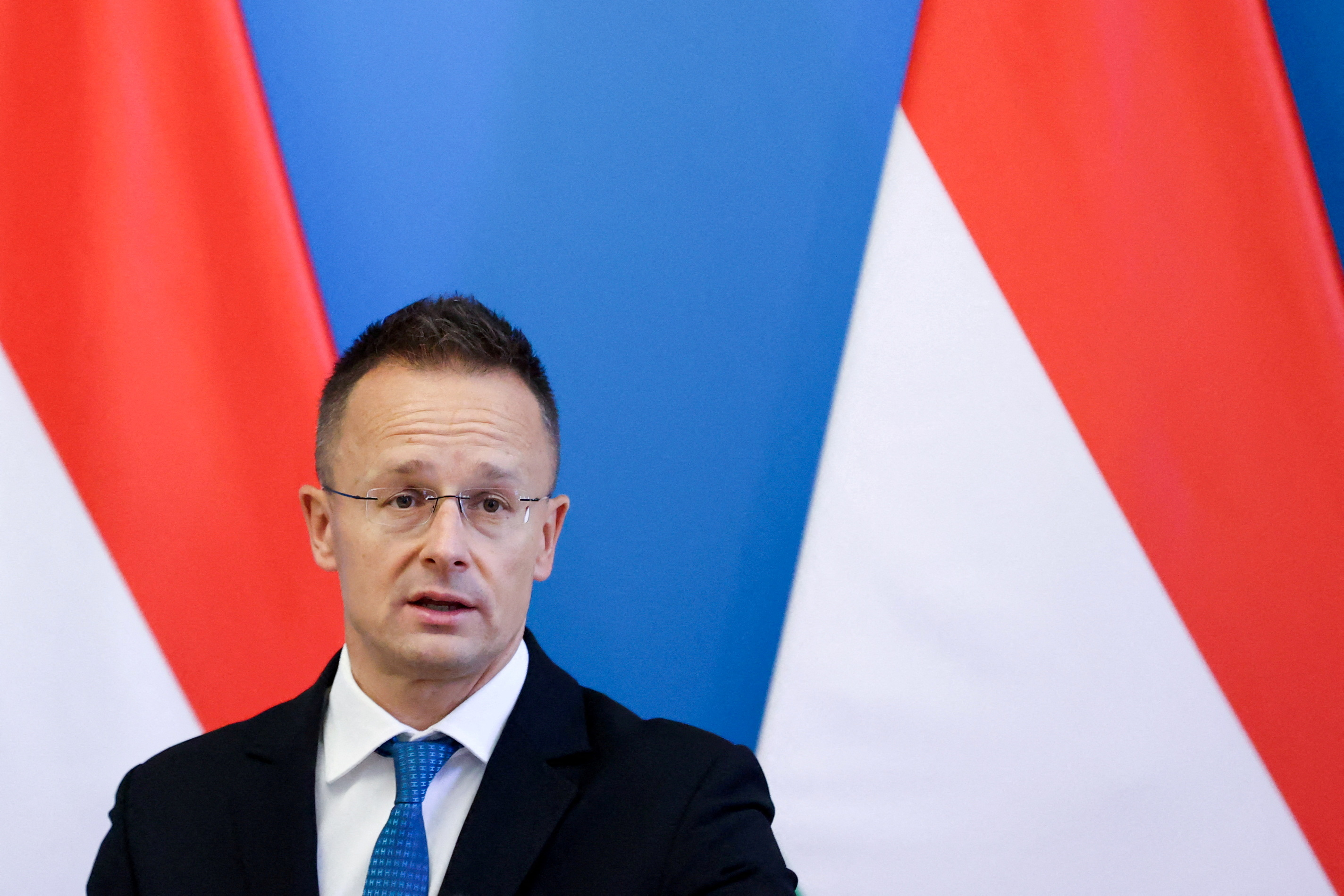 FILE PHOTO: Ukraine's new Foreign Minister Andrii Sybiha visits Hungary