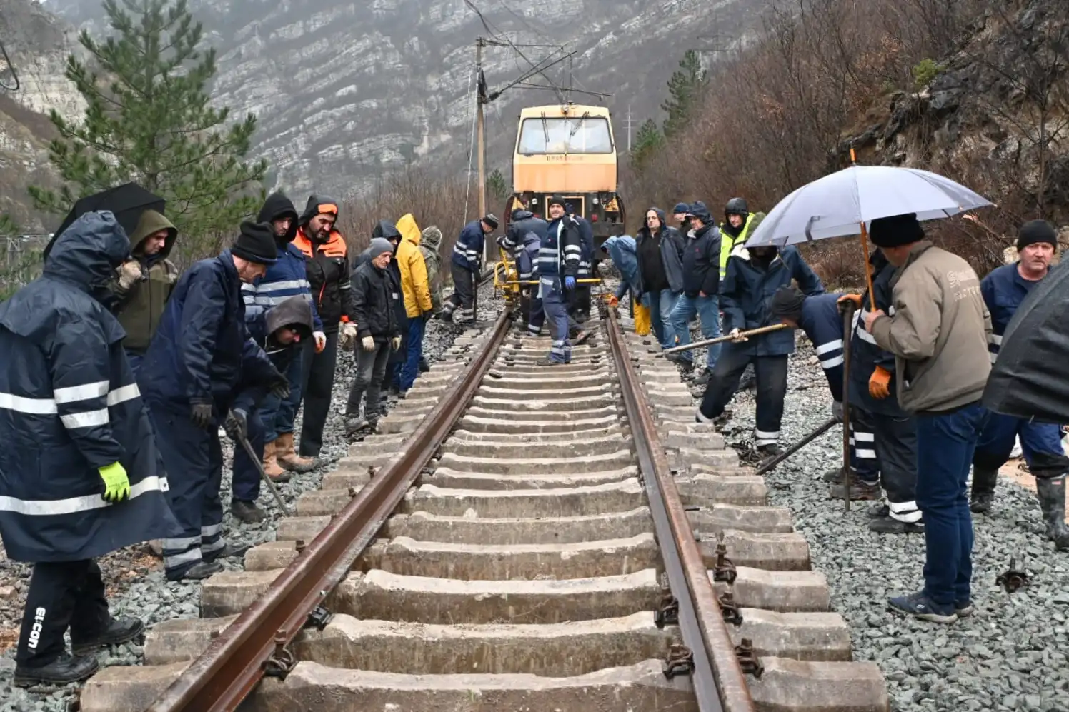 pruga Jablanica, pruga u Jablanici