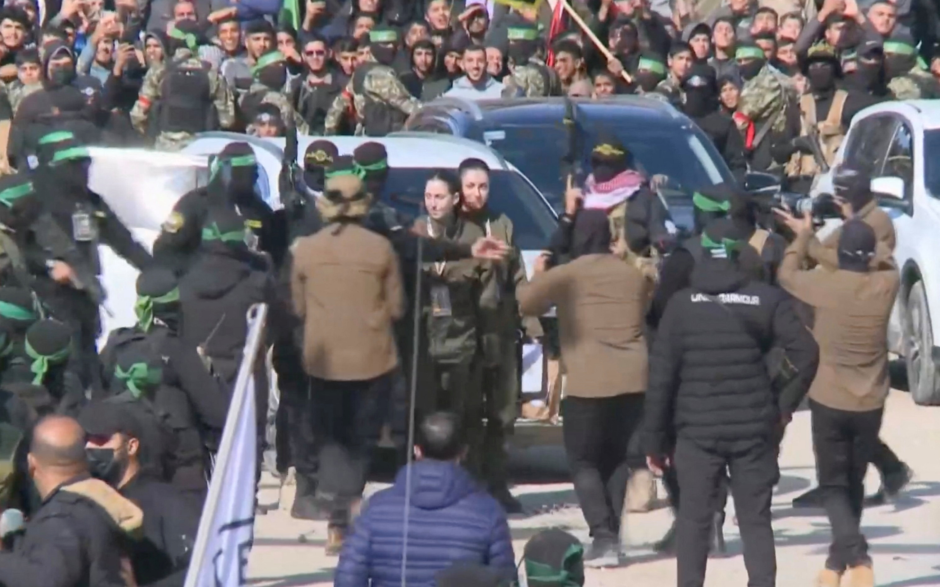 Hostages-prisoners swap deal between Hamas and Israel, in Gaza