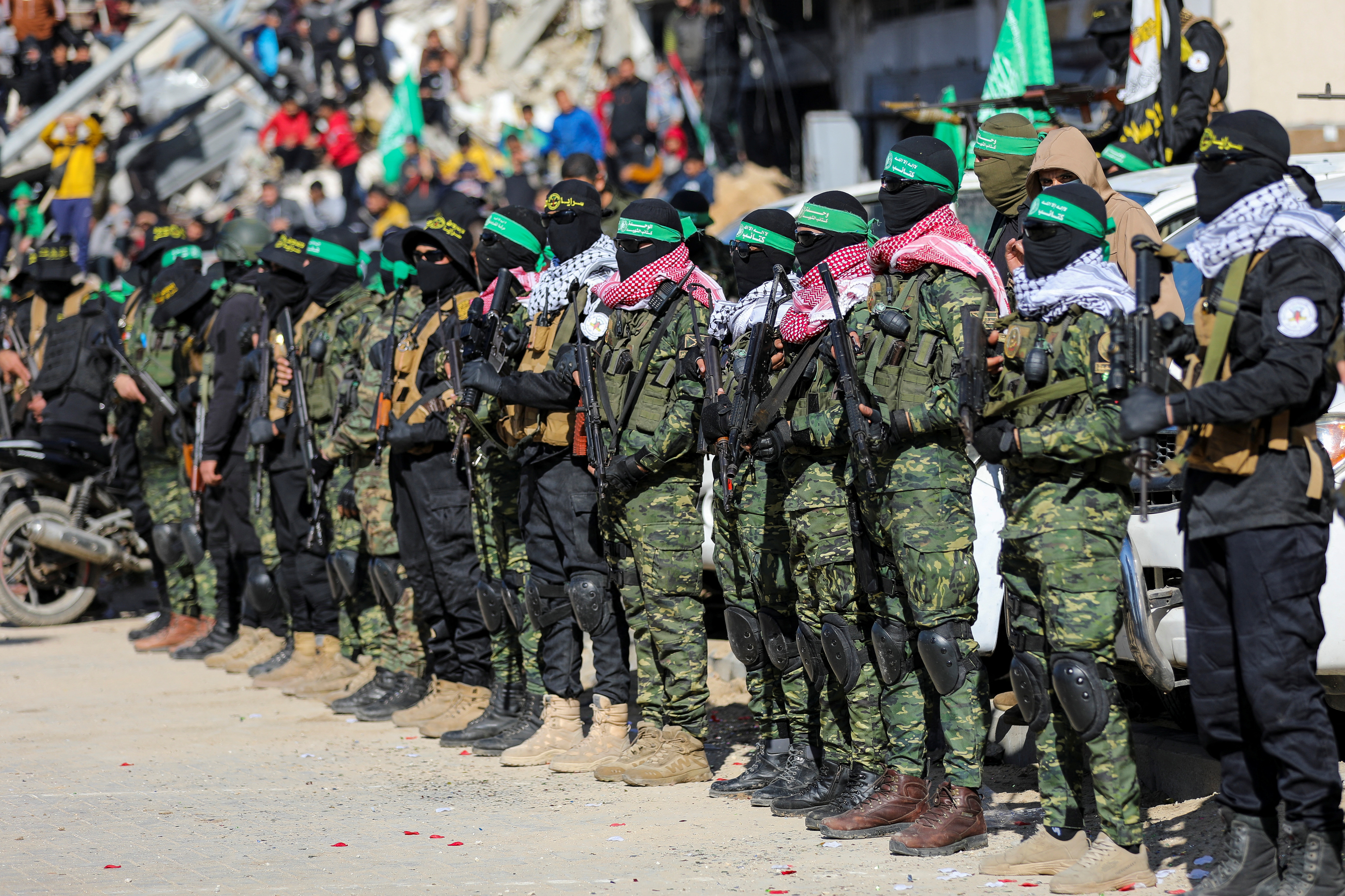 Hostages-prisoners swap deal between Hamas and Israel, in Gaza