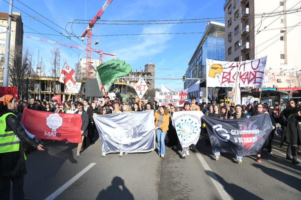 studenti blokada srbija autokomanda