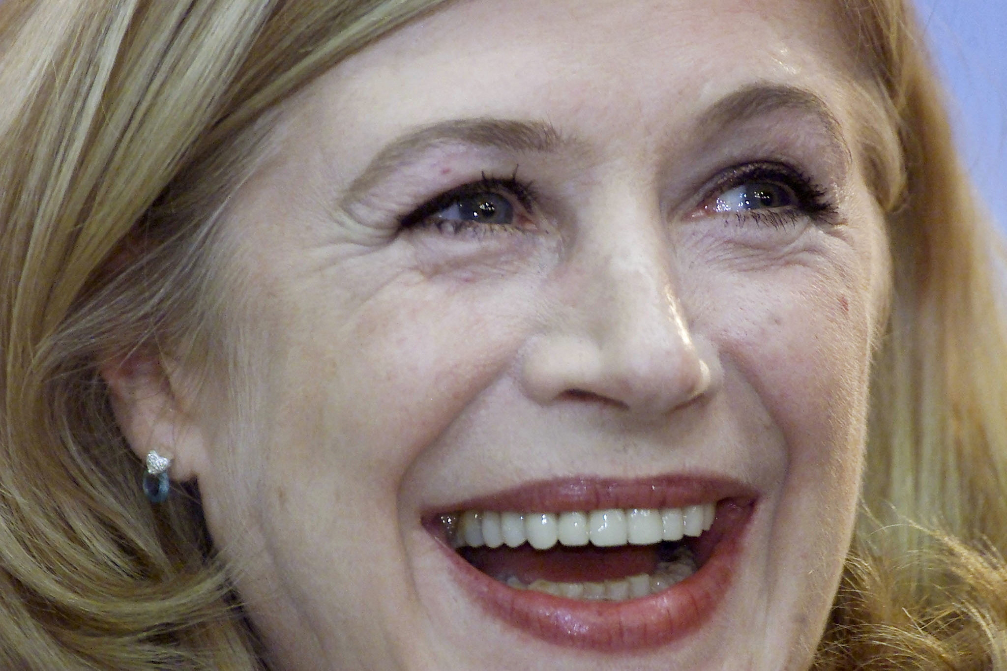 FILE PHOTO: British actress Faithfull addresses a news conference at the 51st Berlinale International Film Festival