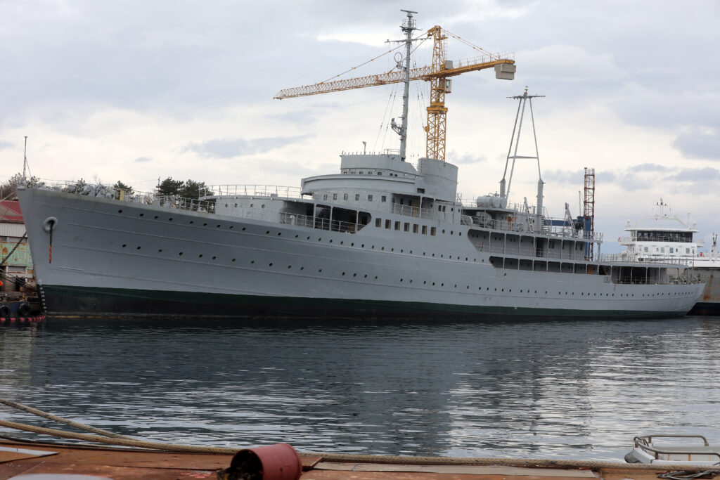 Kraljevica: Brod Galeb u brodogradilištu Dalmont