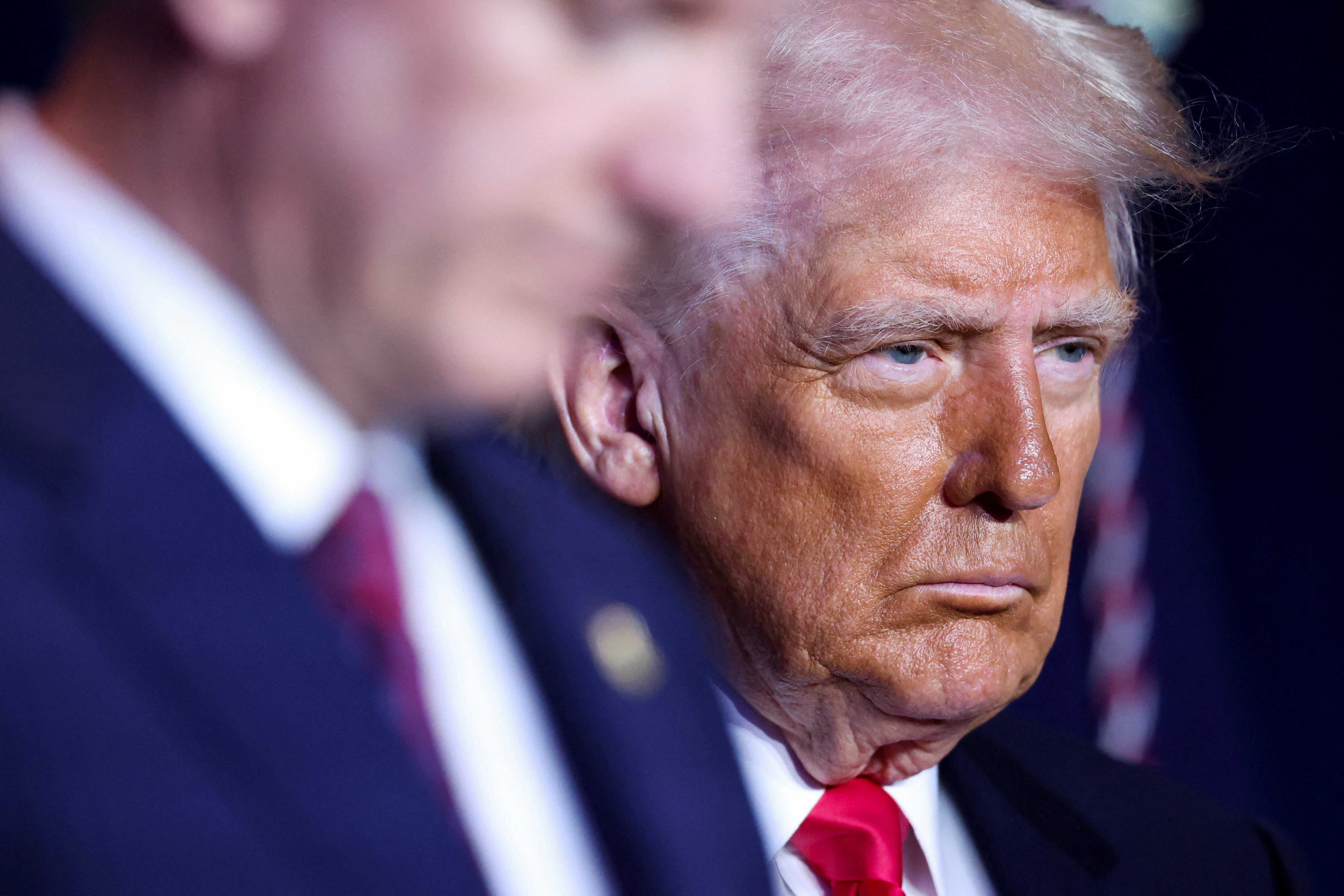 U.S. President Trump attends the annual National Prayer Breakfast at Hilton hotel in Washington