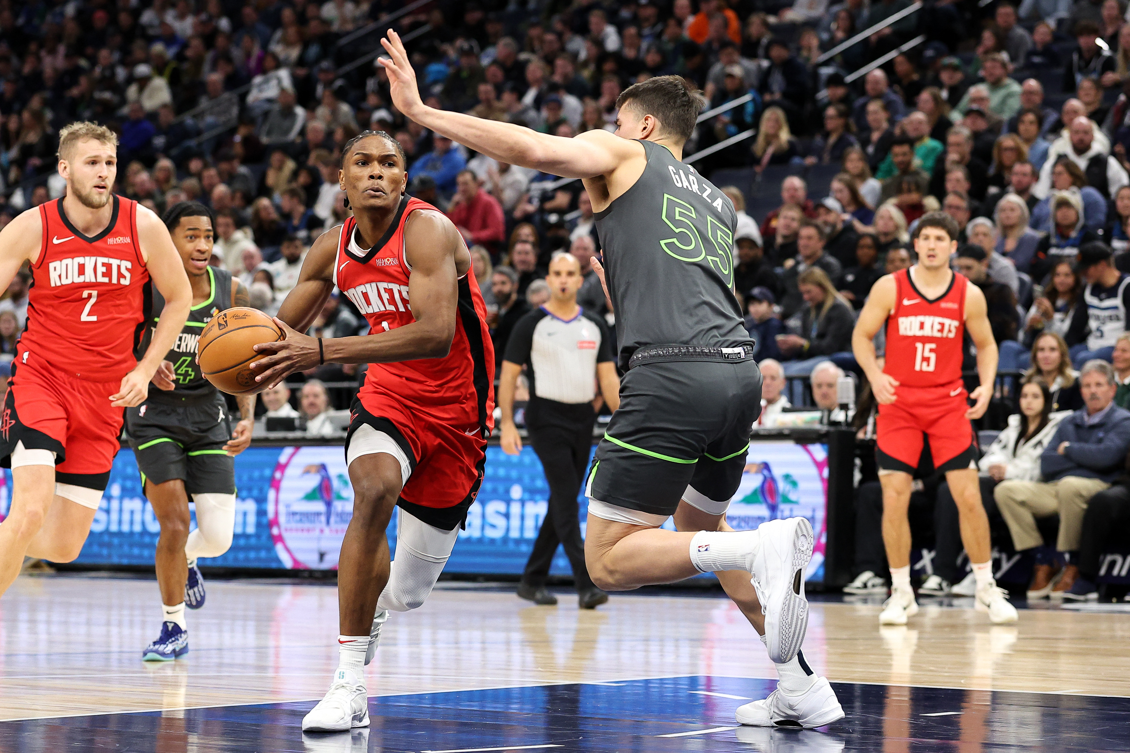 NBA: Houston Rockets at Minnesota Timberwolves