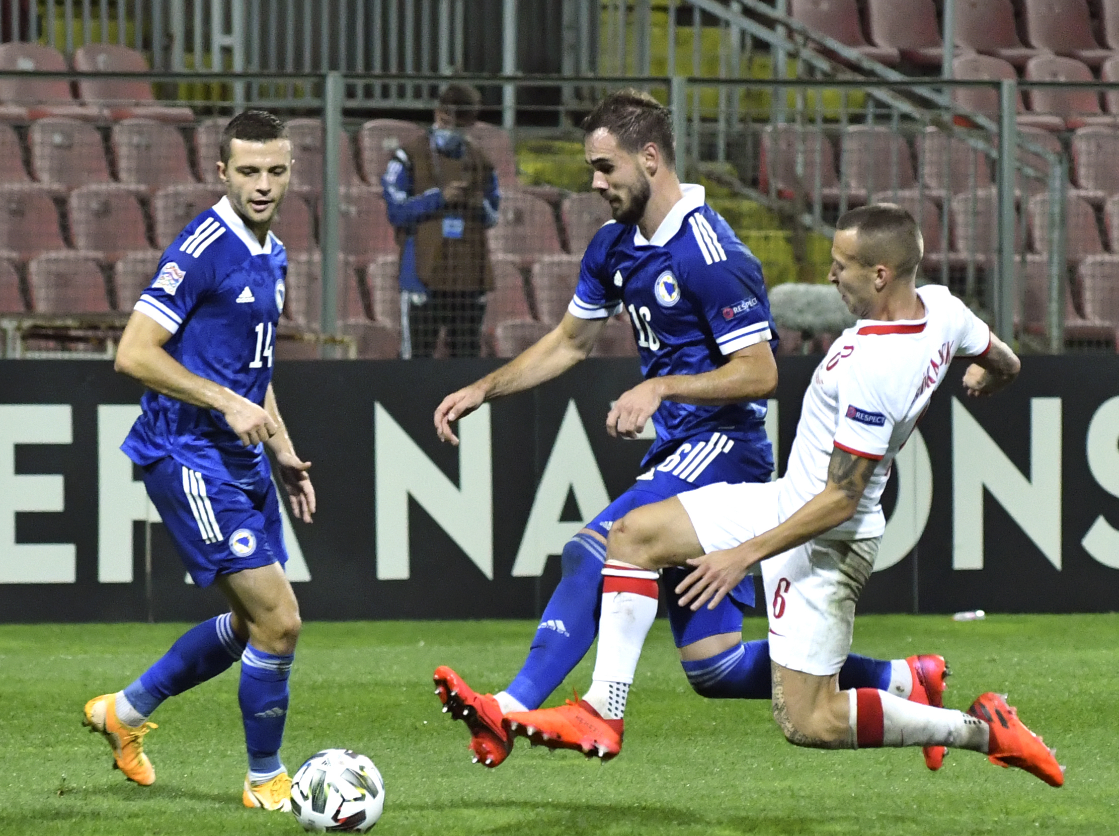 Bosnia Poland Nations League Soccer