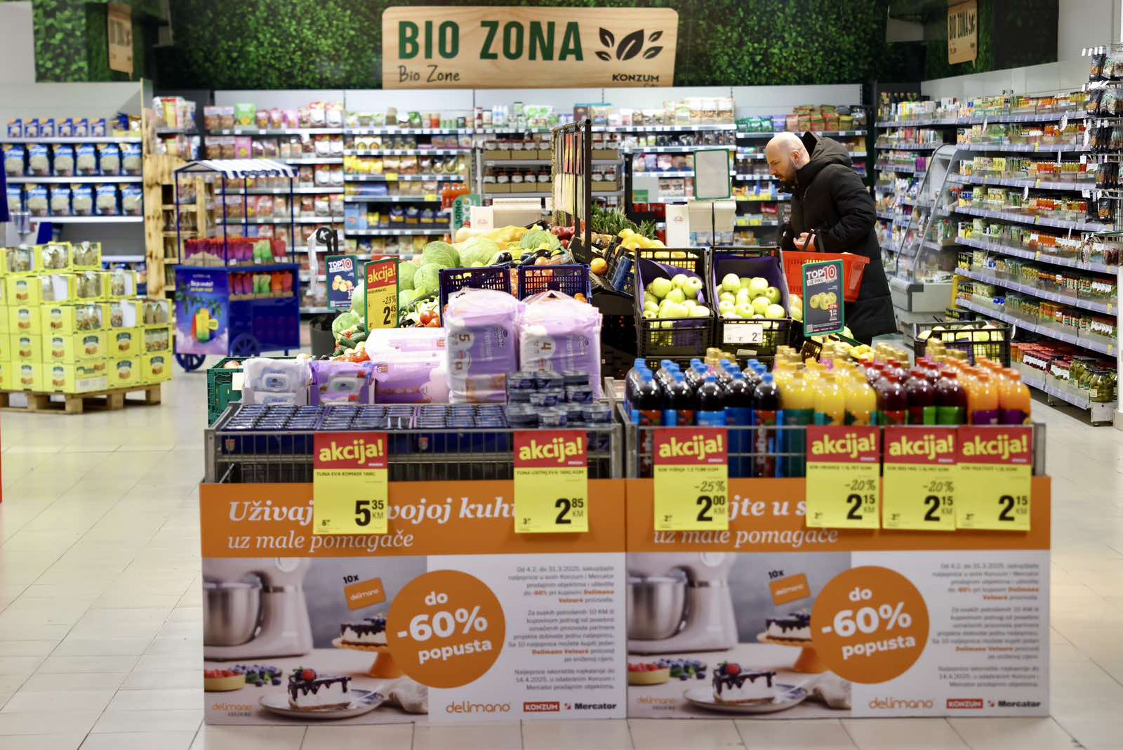 bojkot trgovina, supermarket, prodavnica, potošačka korpa