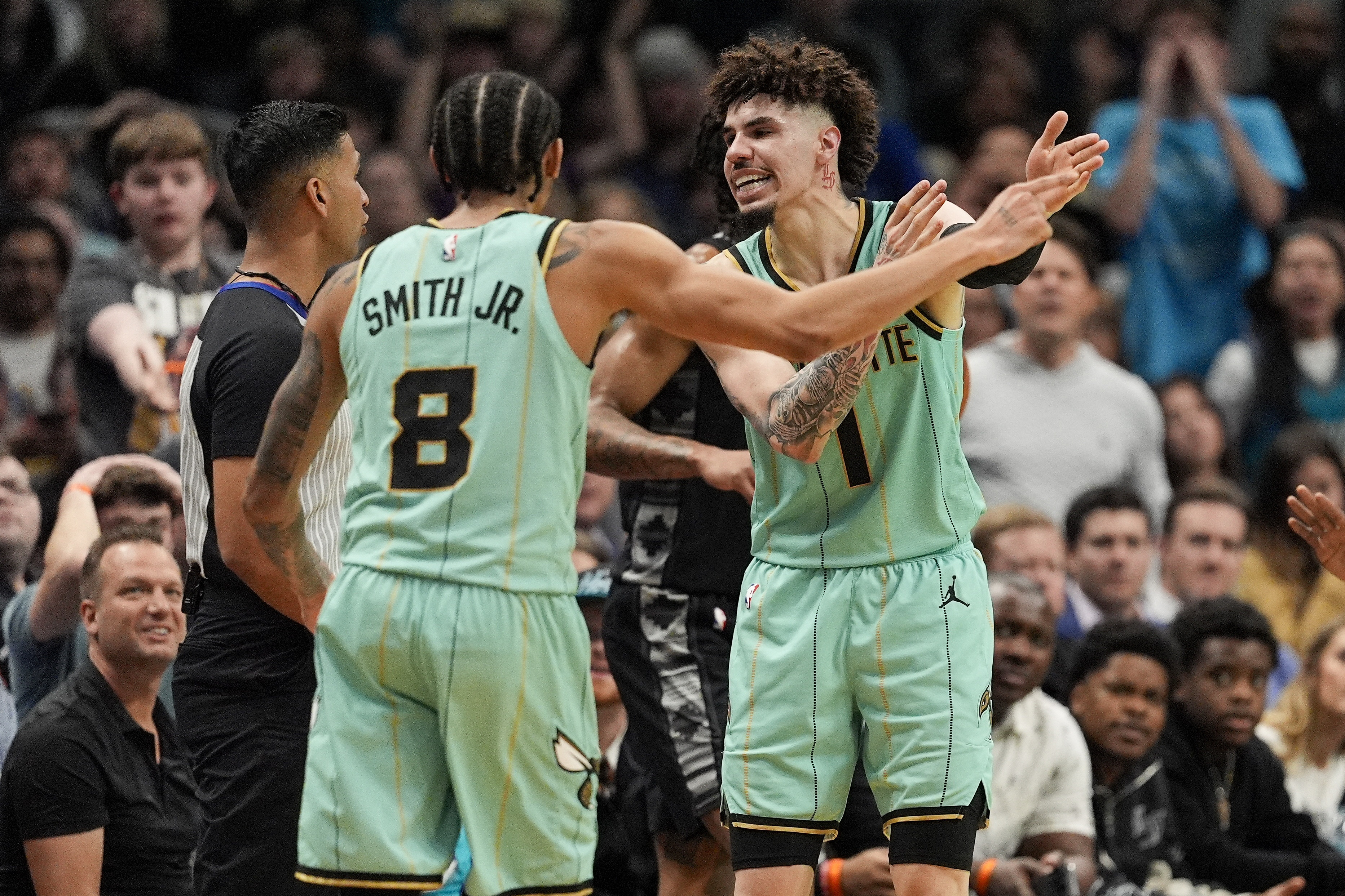 NBA: San Antonio Spurs at Charlotte Hornets