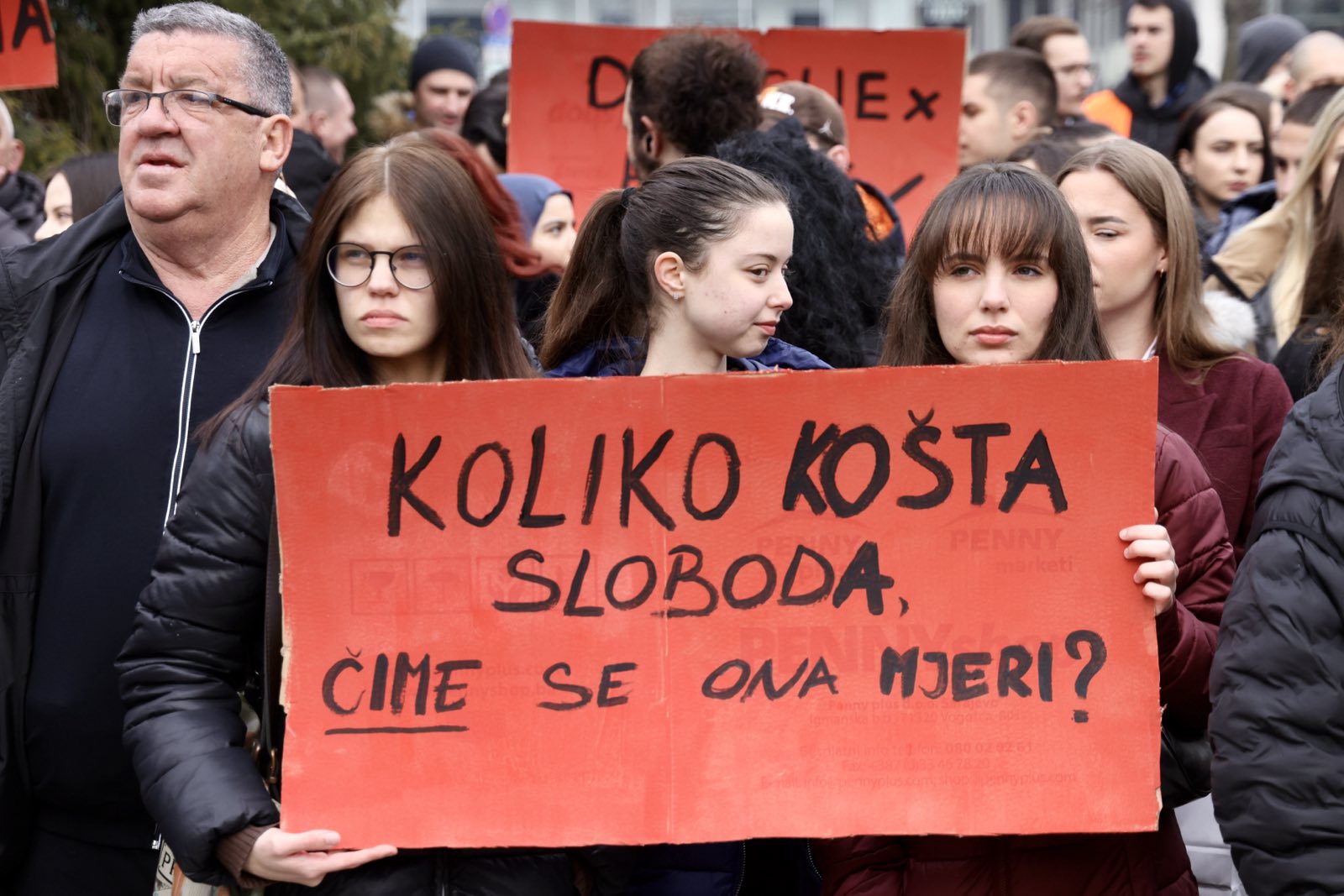 Protesti studenata u Sarajevu