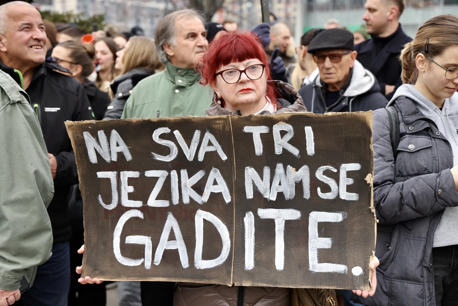 Protesti studenata u Sarajevu