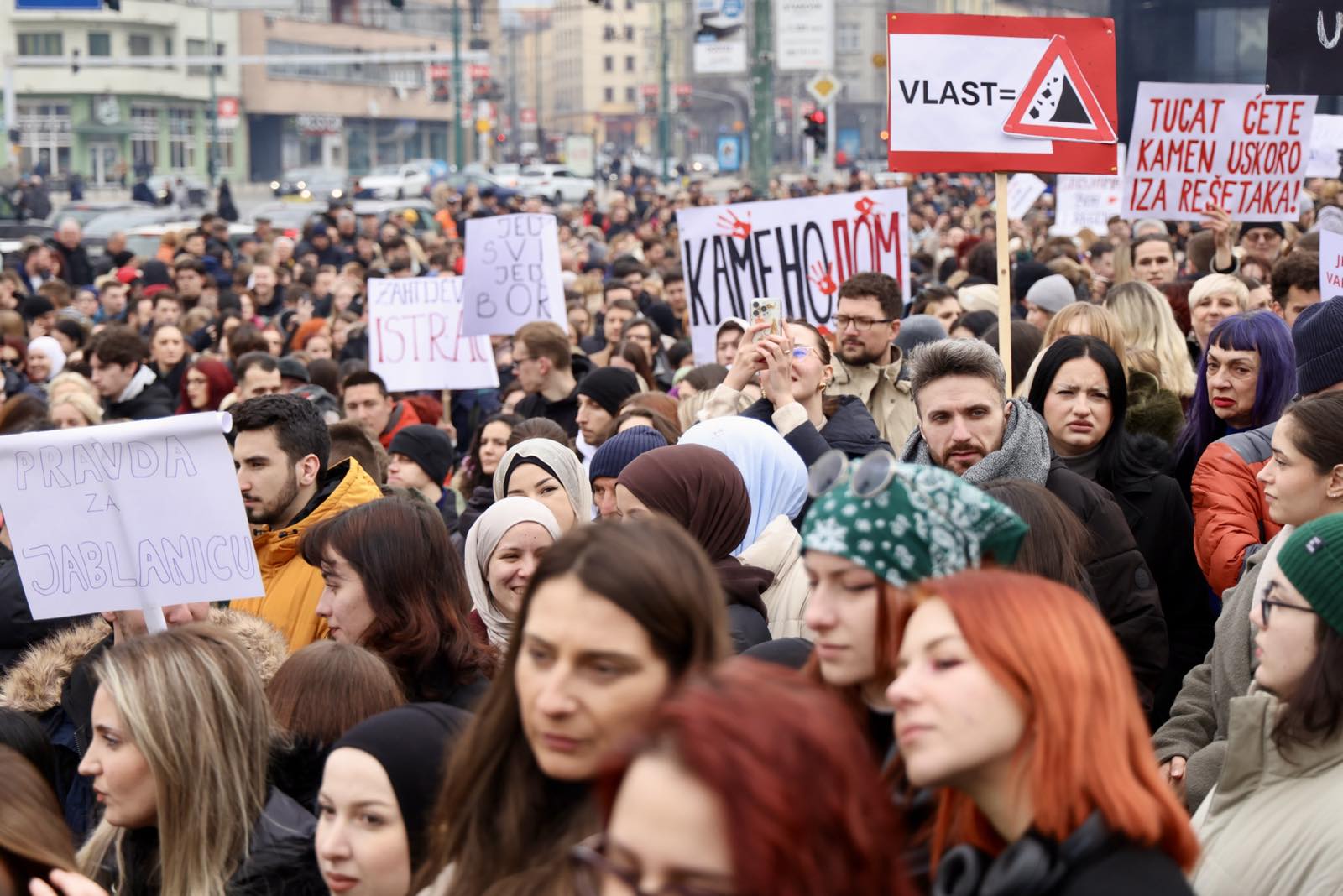 Protesti studenata u Sarajevu