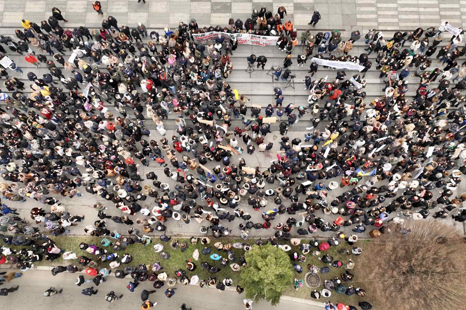 Protesti studenata u Sarajevu