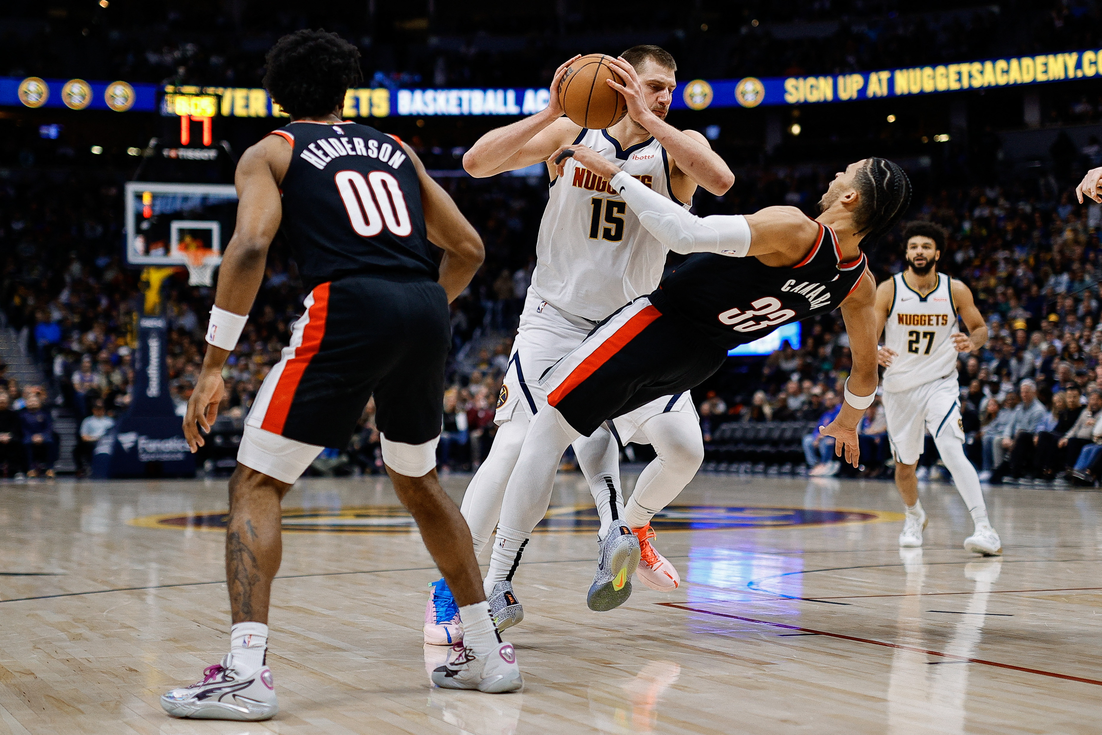 NBA: Portland Trail Blazers at Denver Nuggets