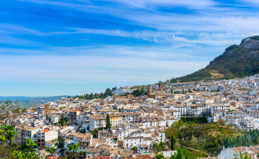 View,Over,Yedra,Castle,,Cazorla,Town,,Jaen,Province,,Andalusia,,Spain