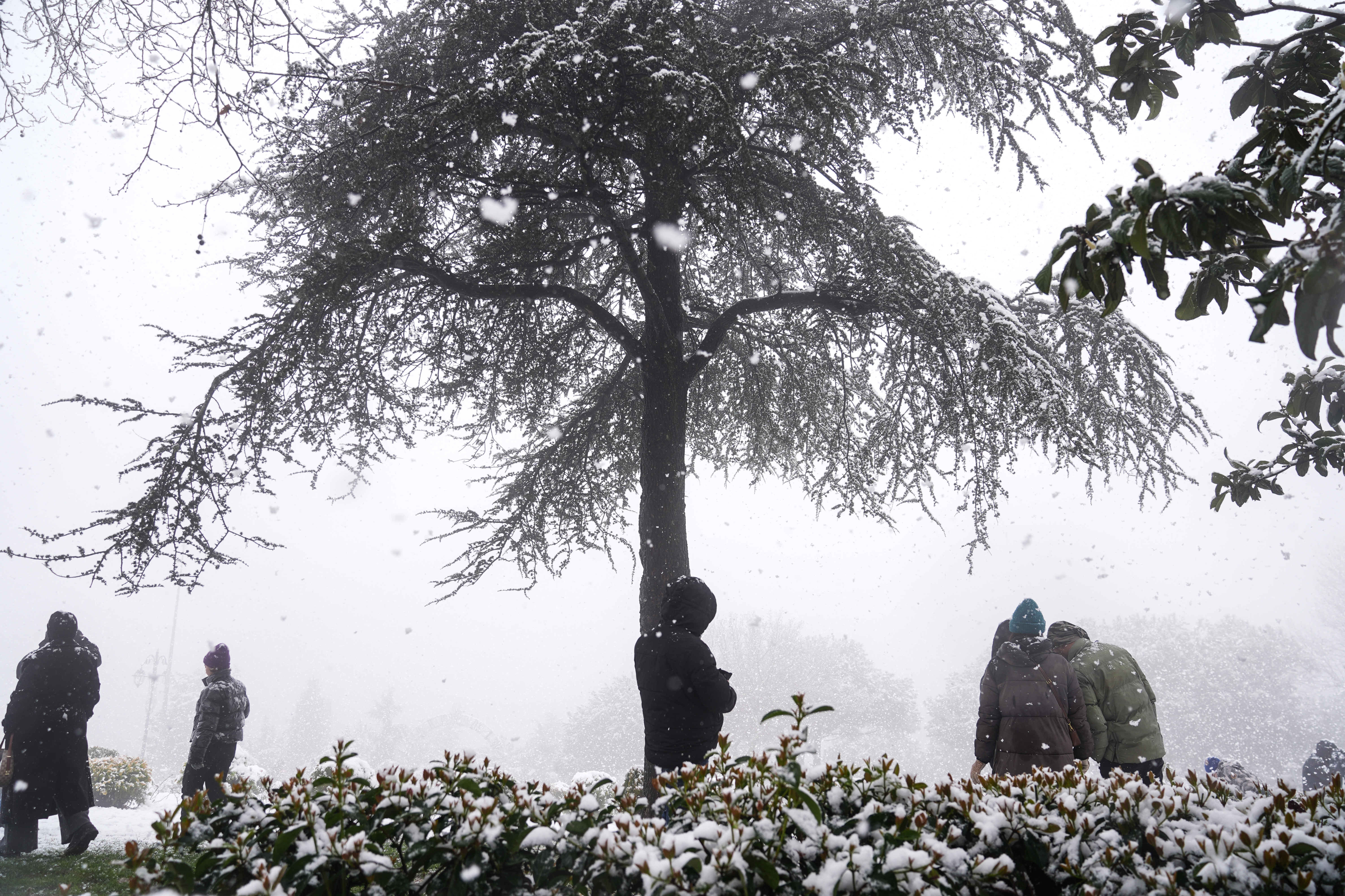 Snijeg u Istanbulu obradovao mališane, a otežao saobraćaj