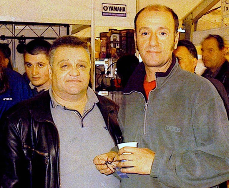 Vlatko Stefanovski i Marinko Sekulić u Tuzli (Privatna arhiva)