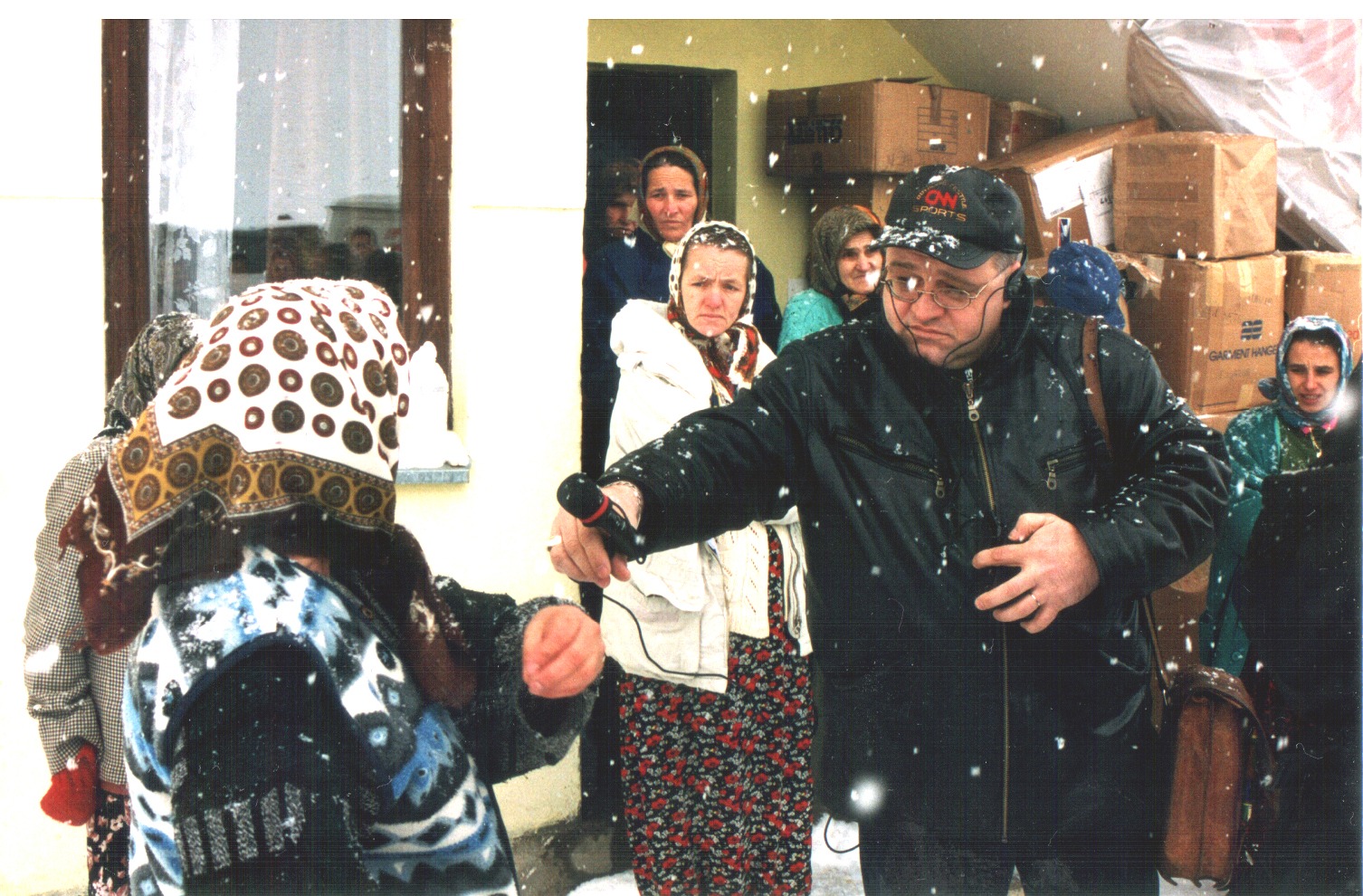 Marinko Sekulić na terenu u Tuzli u mjestu Modrac (Privatna arhiva)