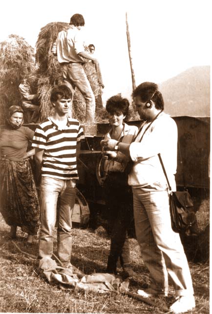 Marinko Sekulić na terenu u Poznanovićima (Privatna arhiva)