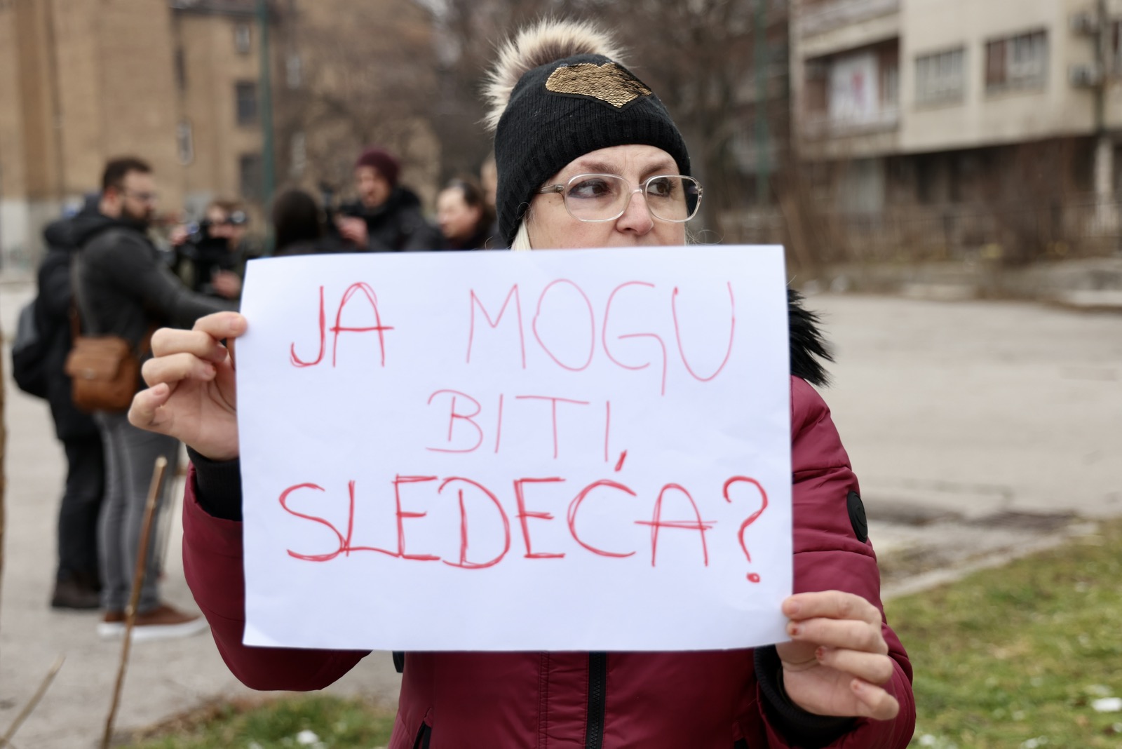 Sarajevo: Protest povodom ubistva u Kalesiji (N1/F.Z.)