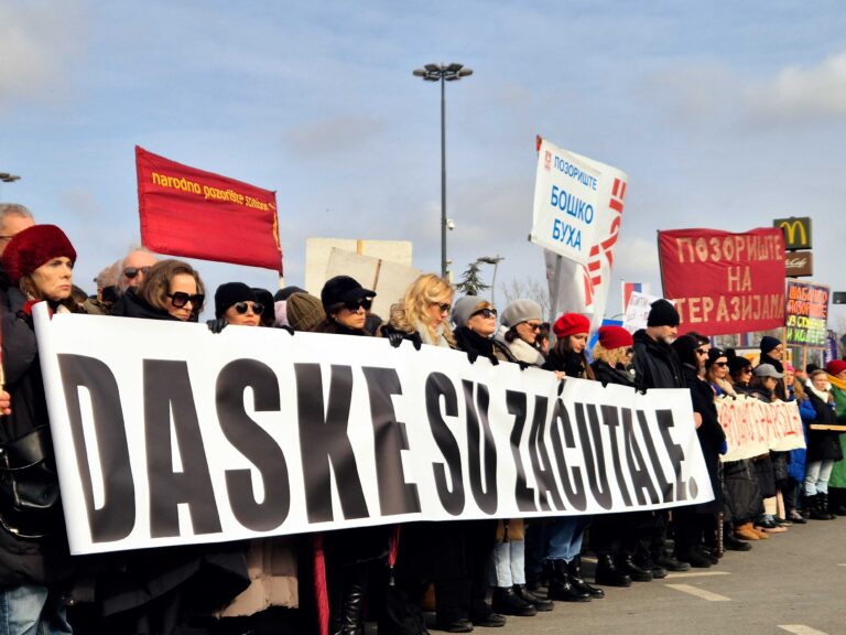 protesti glumci srbija