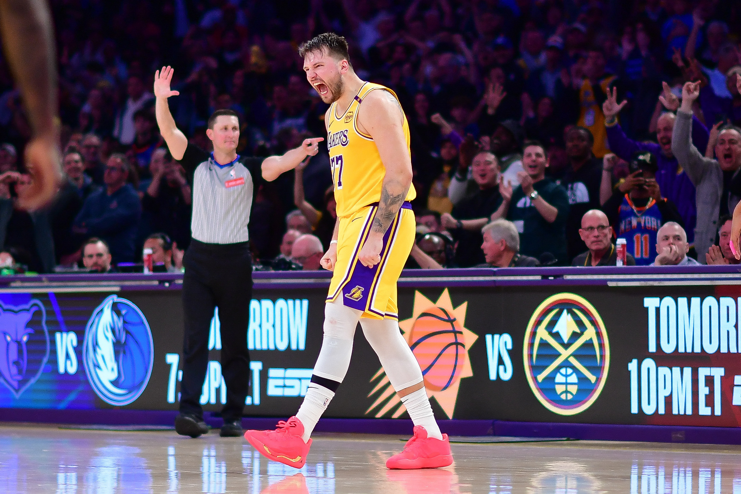 NBA: New York Knicks at Los Angeles Lakers
