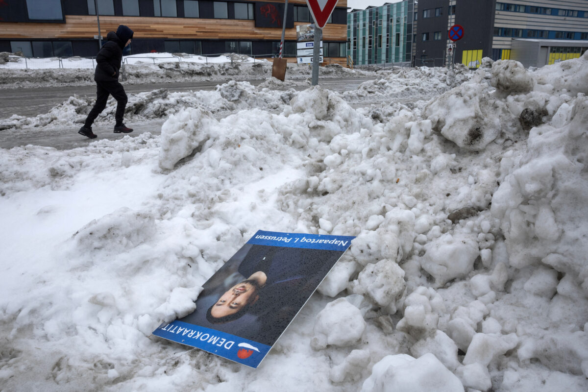 FILE PHOTO: The city of Nuuk ahead of the March 11 general election in Greenland