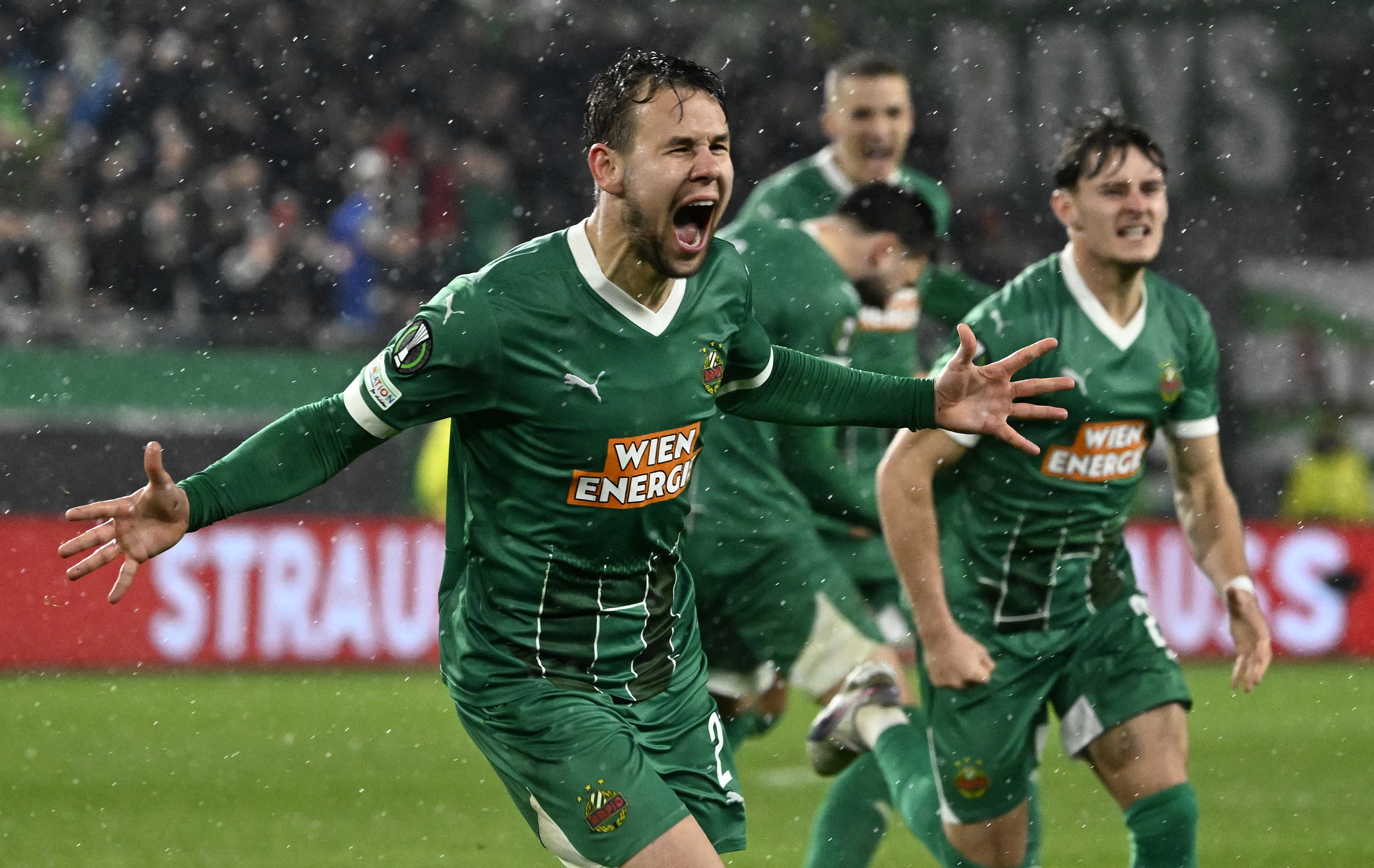 Conference League - Round of 16 - Second Leg - Rapid Vienna v Borac Banja Luka