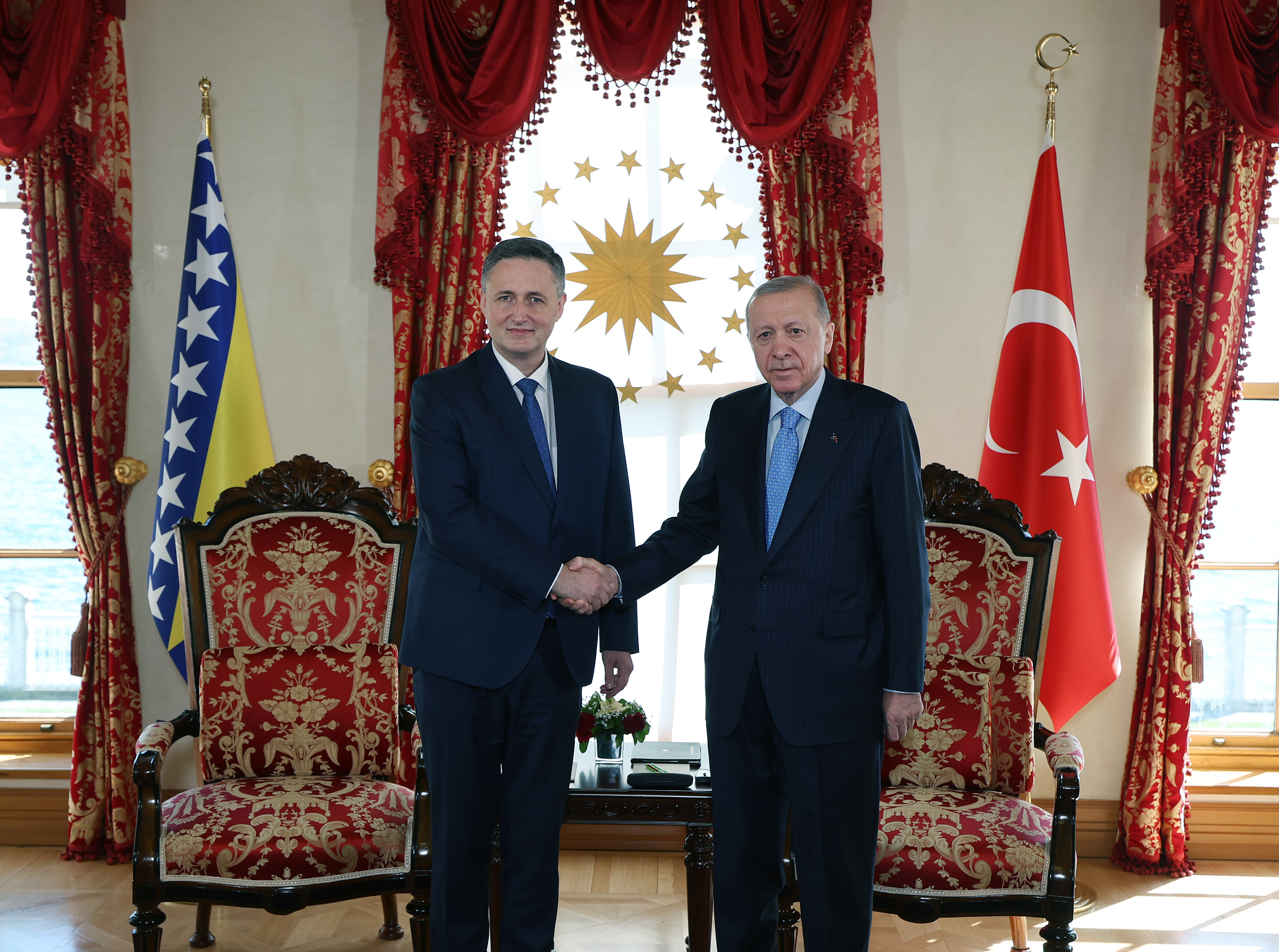 Turski predsjednik Recep Tayyip Erdogan primio člana Predsjedništva BiH Denisa Bećirovića