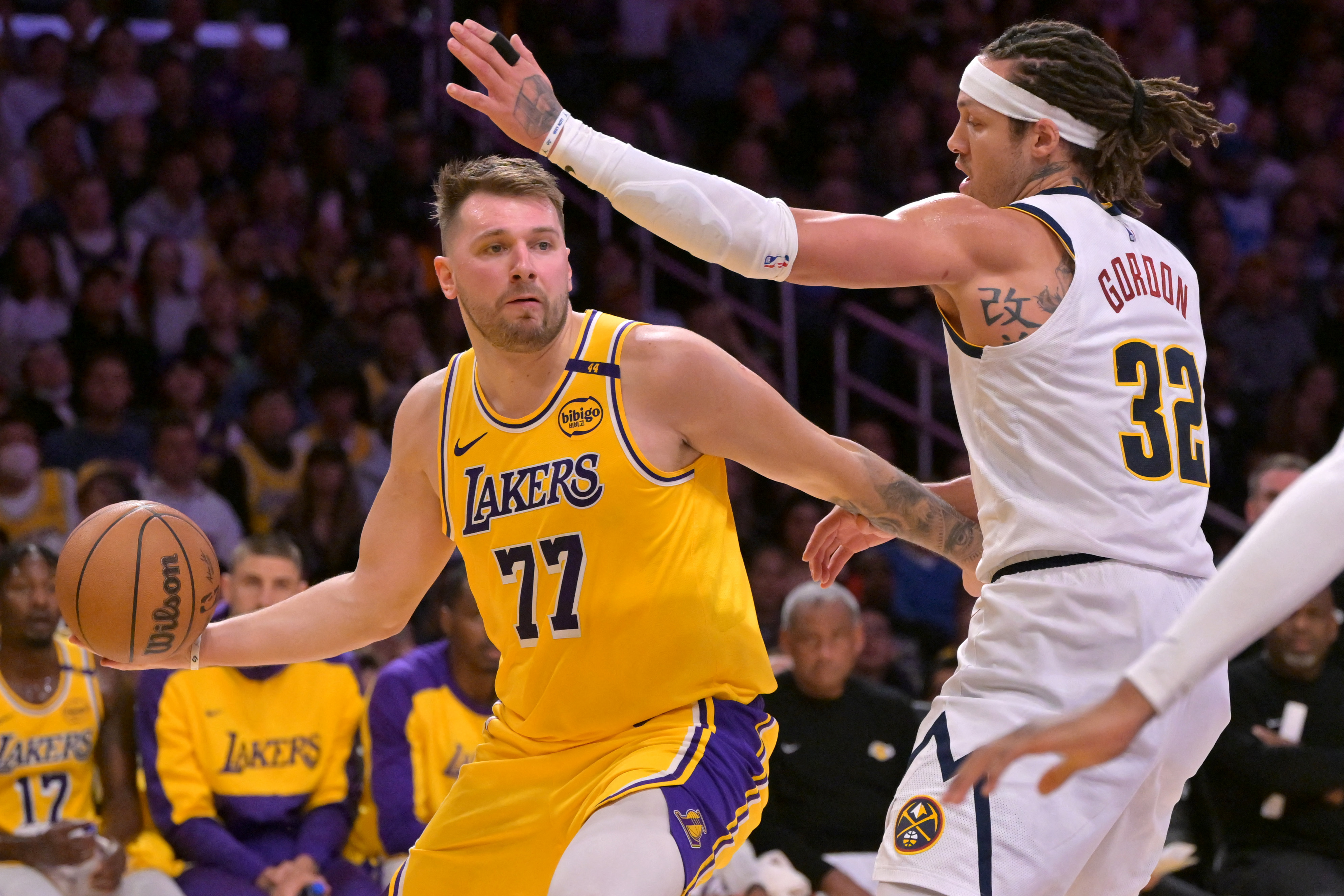 NBA: Denver Nuggets at Los Angeles Lakers
